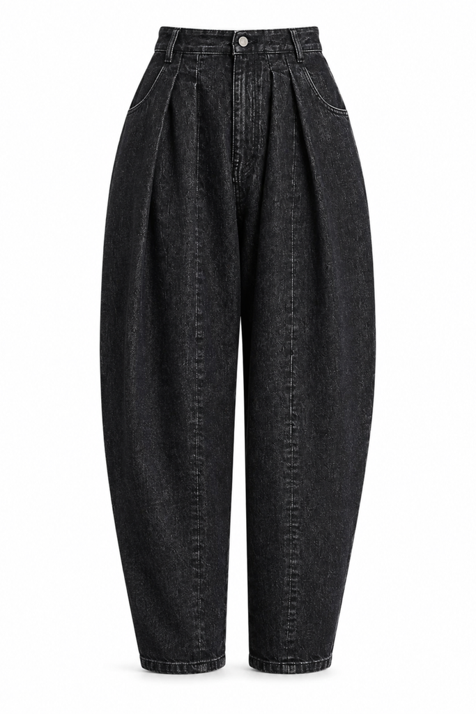Courtney Barrel Pleated Jean