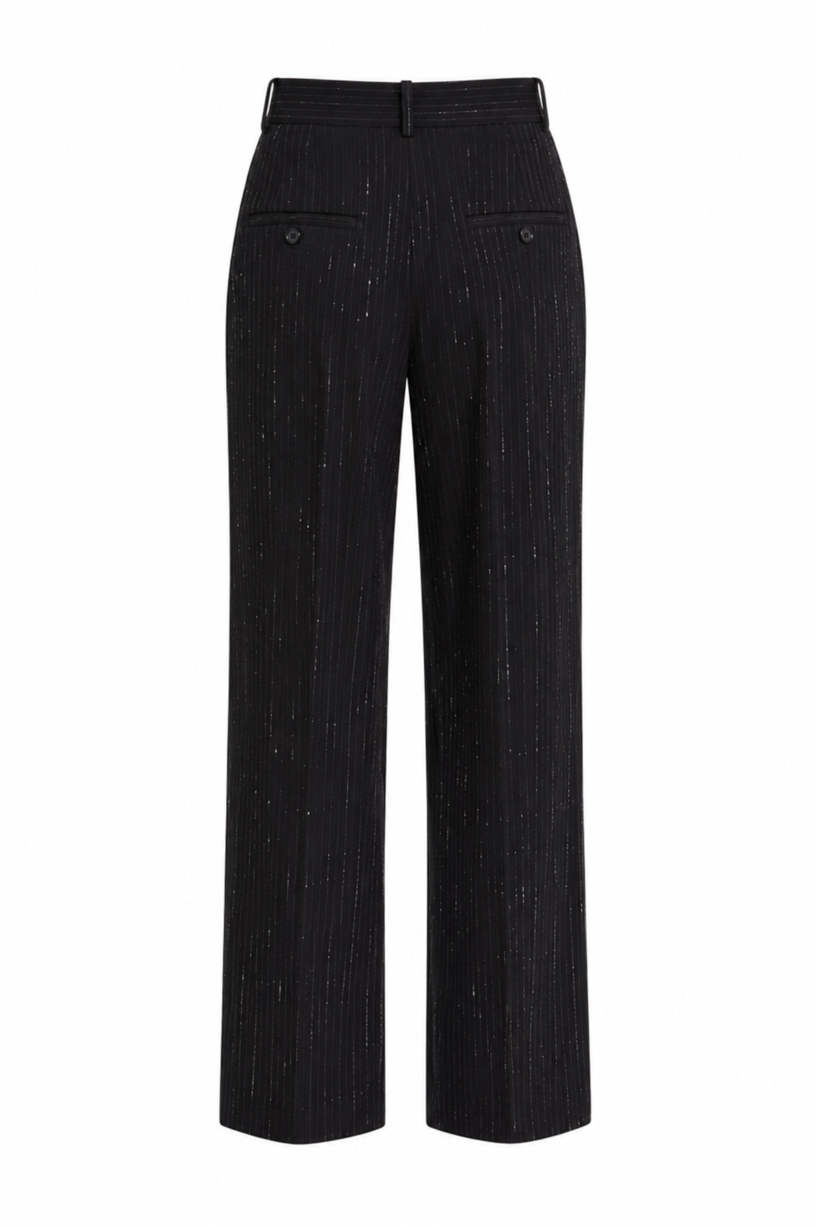 Dru Tapered Pleat Trouser - Black
