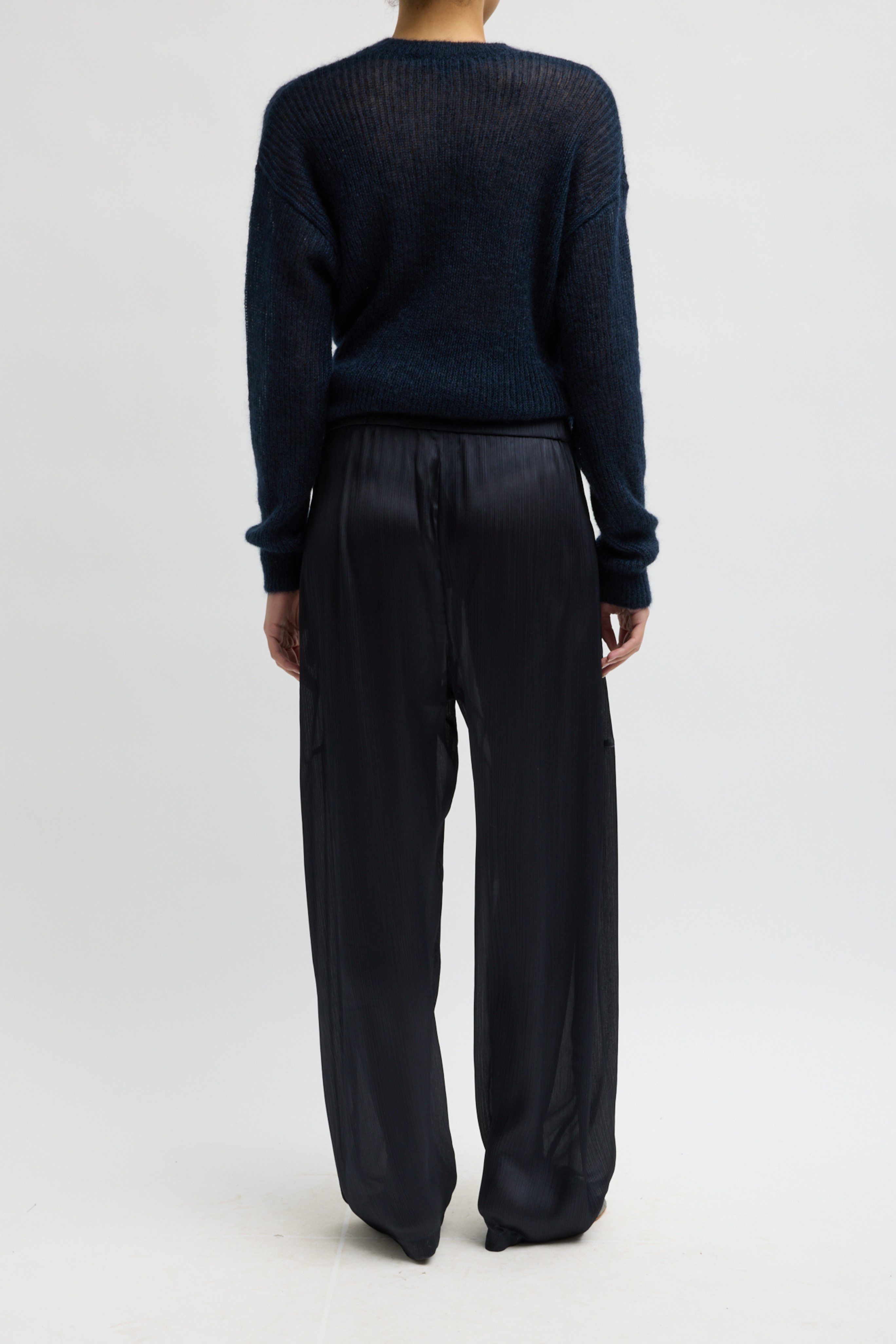 Matte Satin Plisse Winslow Pant