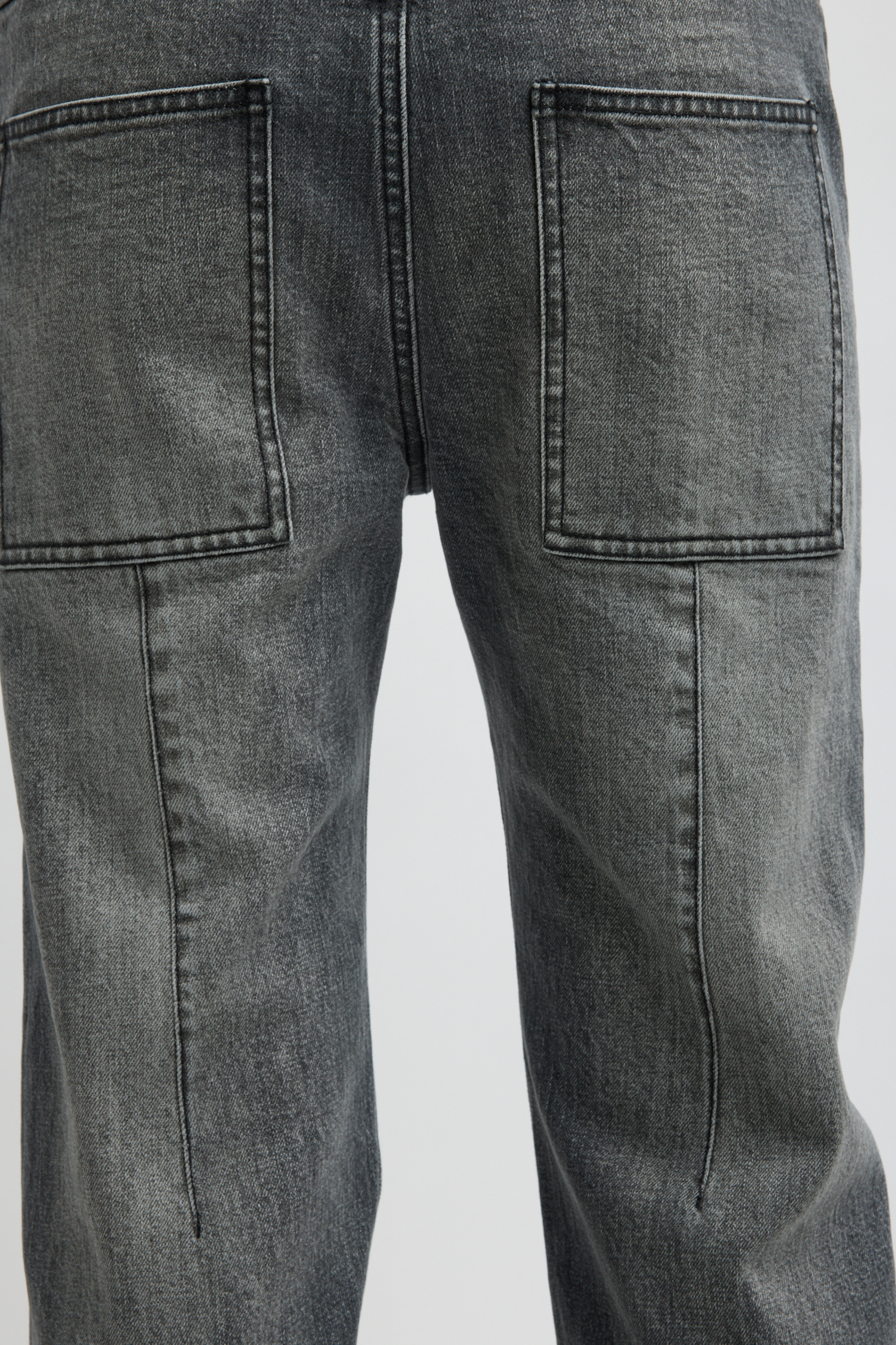 Black Stretch Selvedge Denim Charlotte Jean