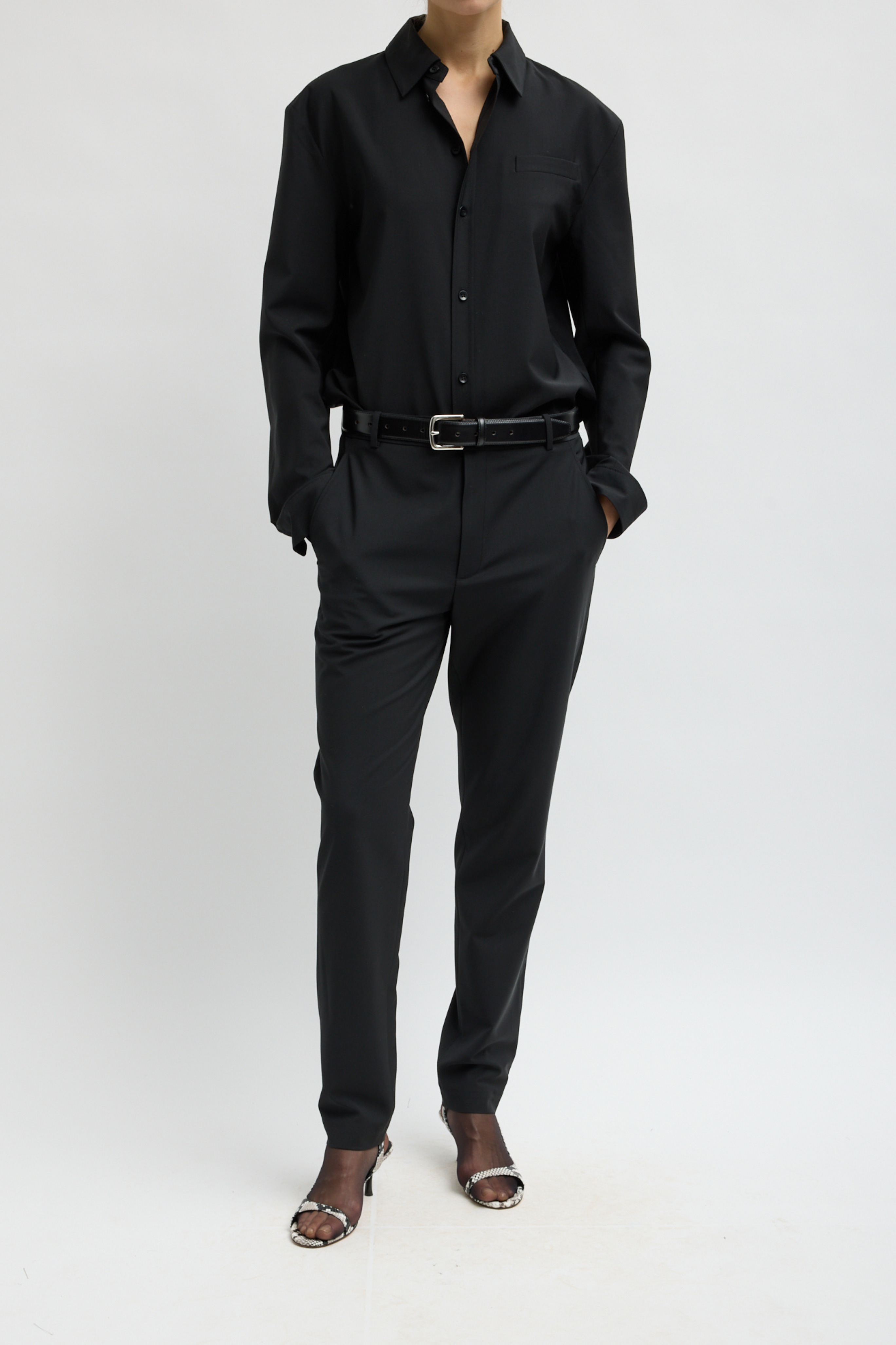 Recycled Tropical Wool Marcus Slim Trouser
