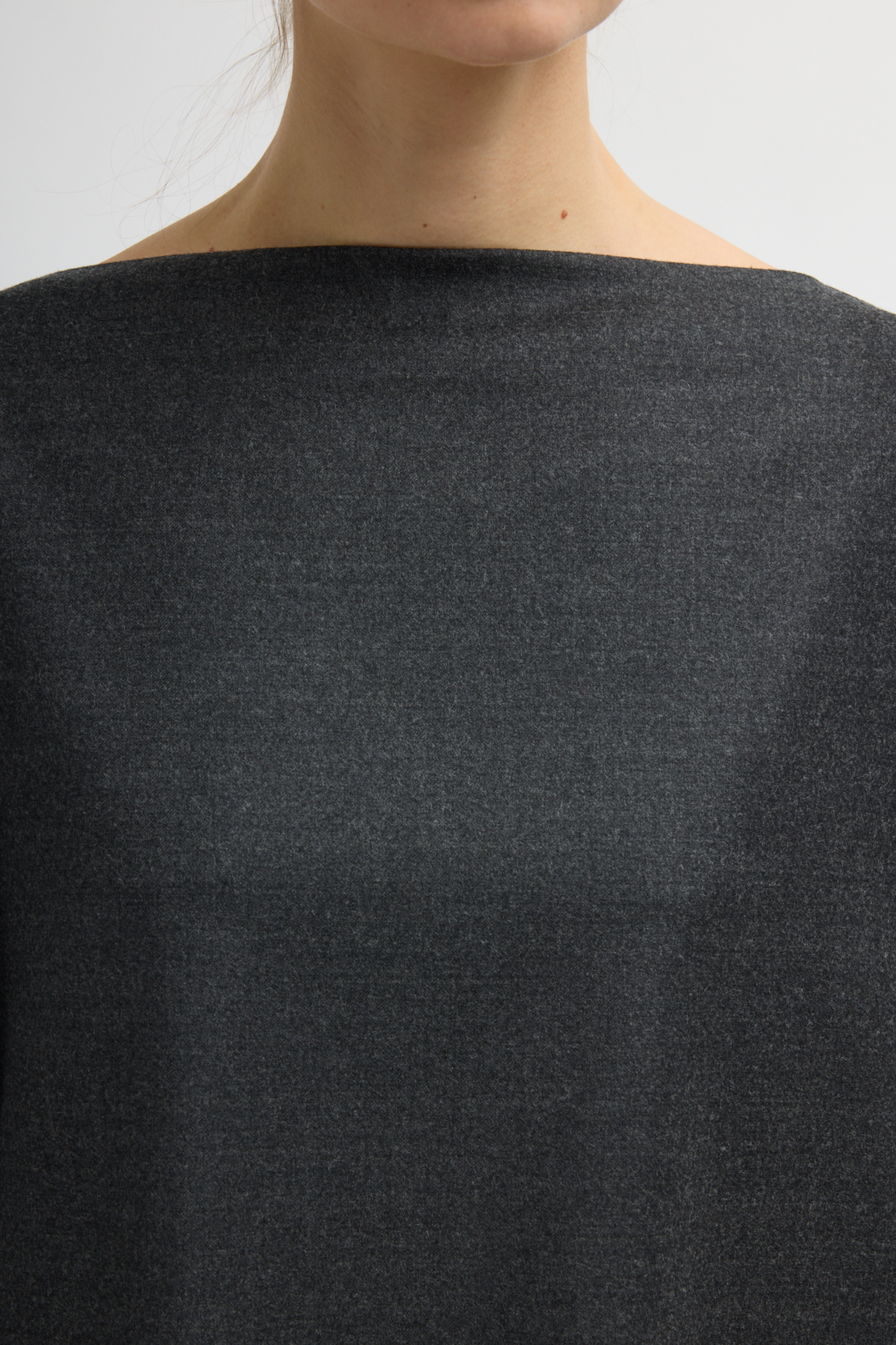 Cozy Flannel Boatneck Dolman Sleeve Top