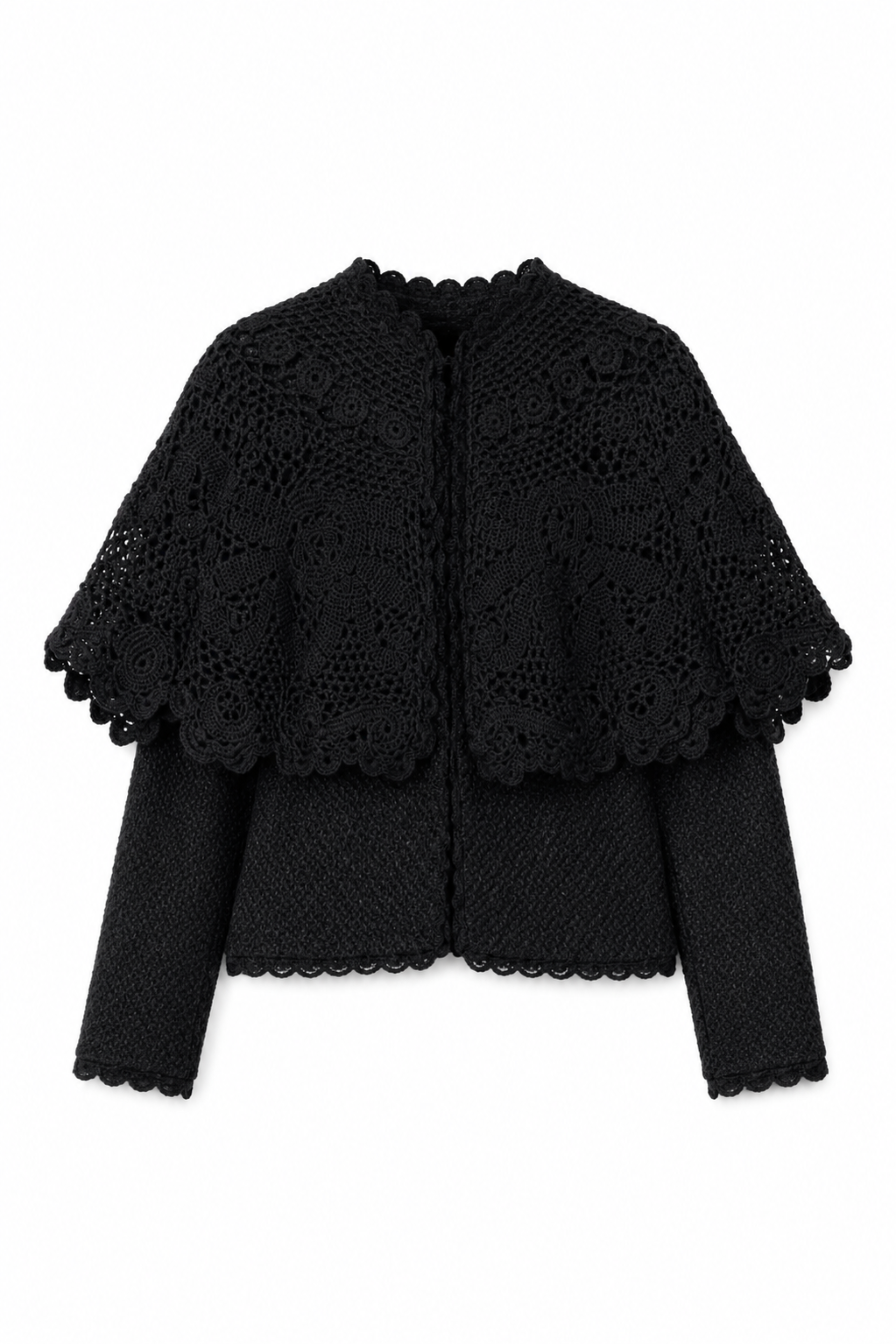 Wright Knit Cape Jacket