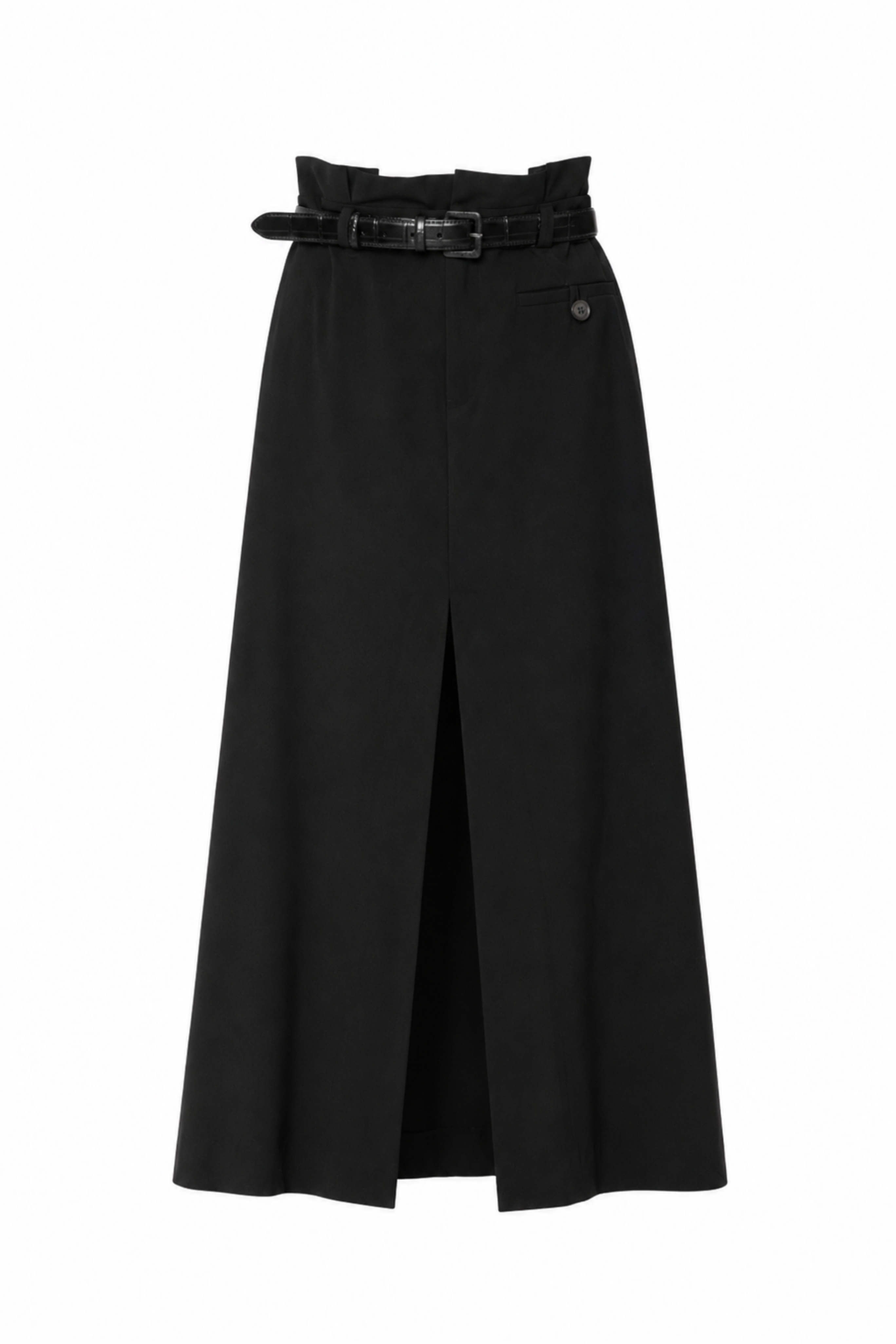 Remi Tropical Maxi Skirt With Belt