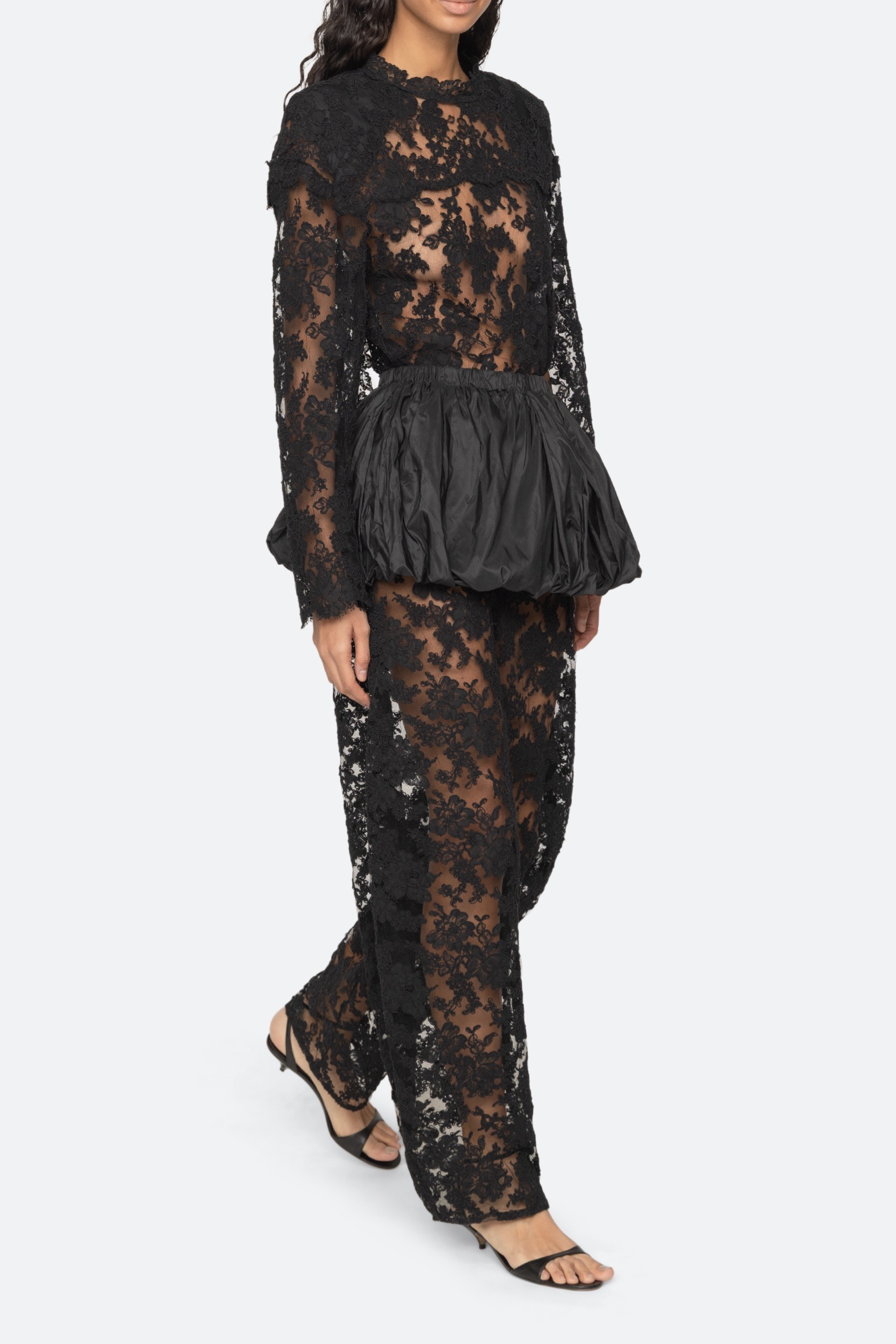 Kirra Lace Pants W/ Bubble Skirt