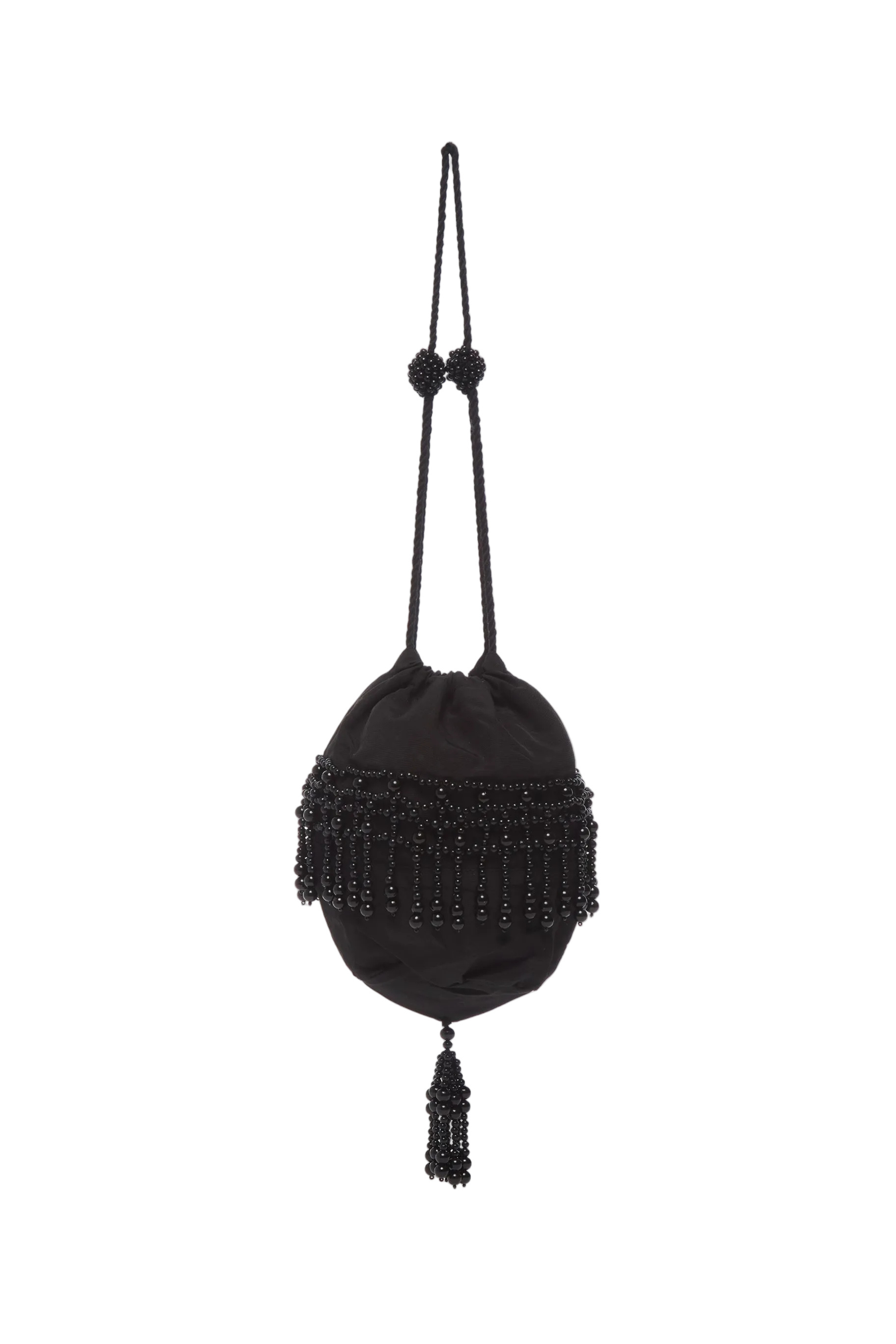 Carlotta Embroidered Pouch - Black