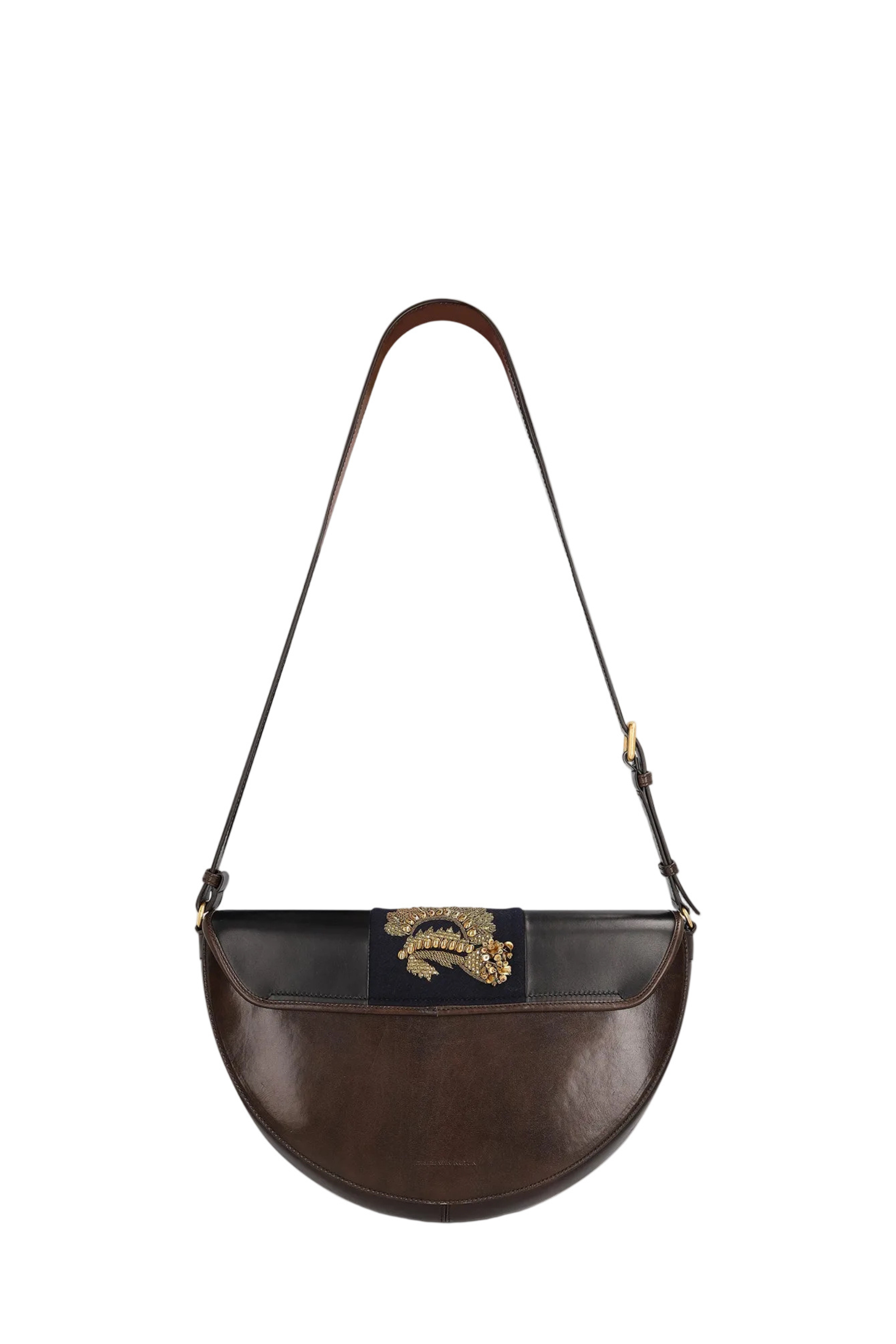 Arc Embellished Bag - Navy