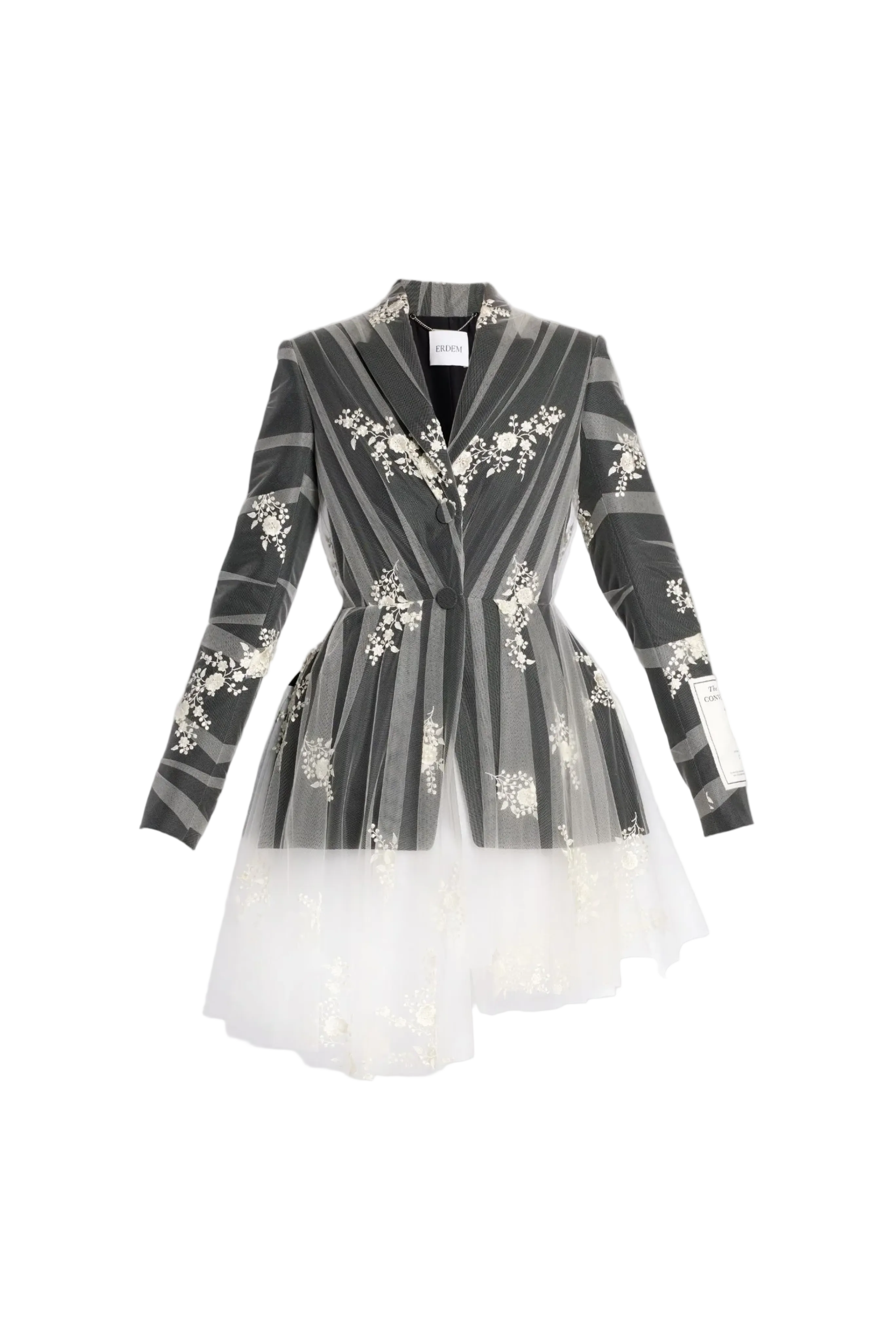 Tulle Rose Embroidered Blazer
