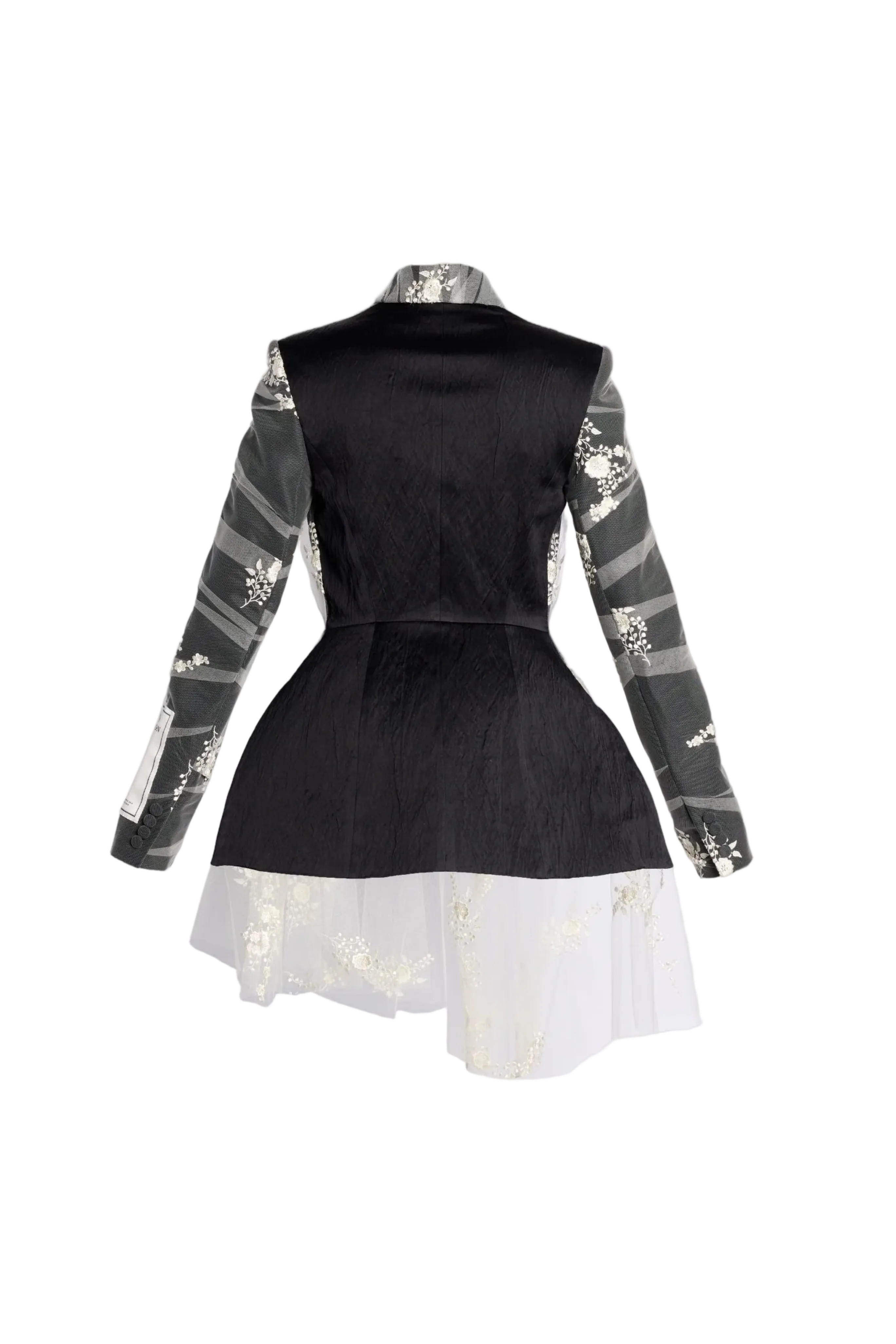 Tulle Rose Embroidered Blazer