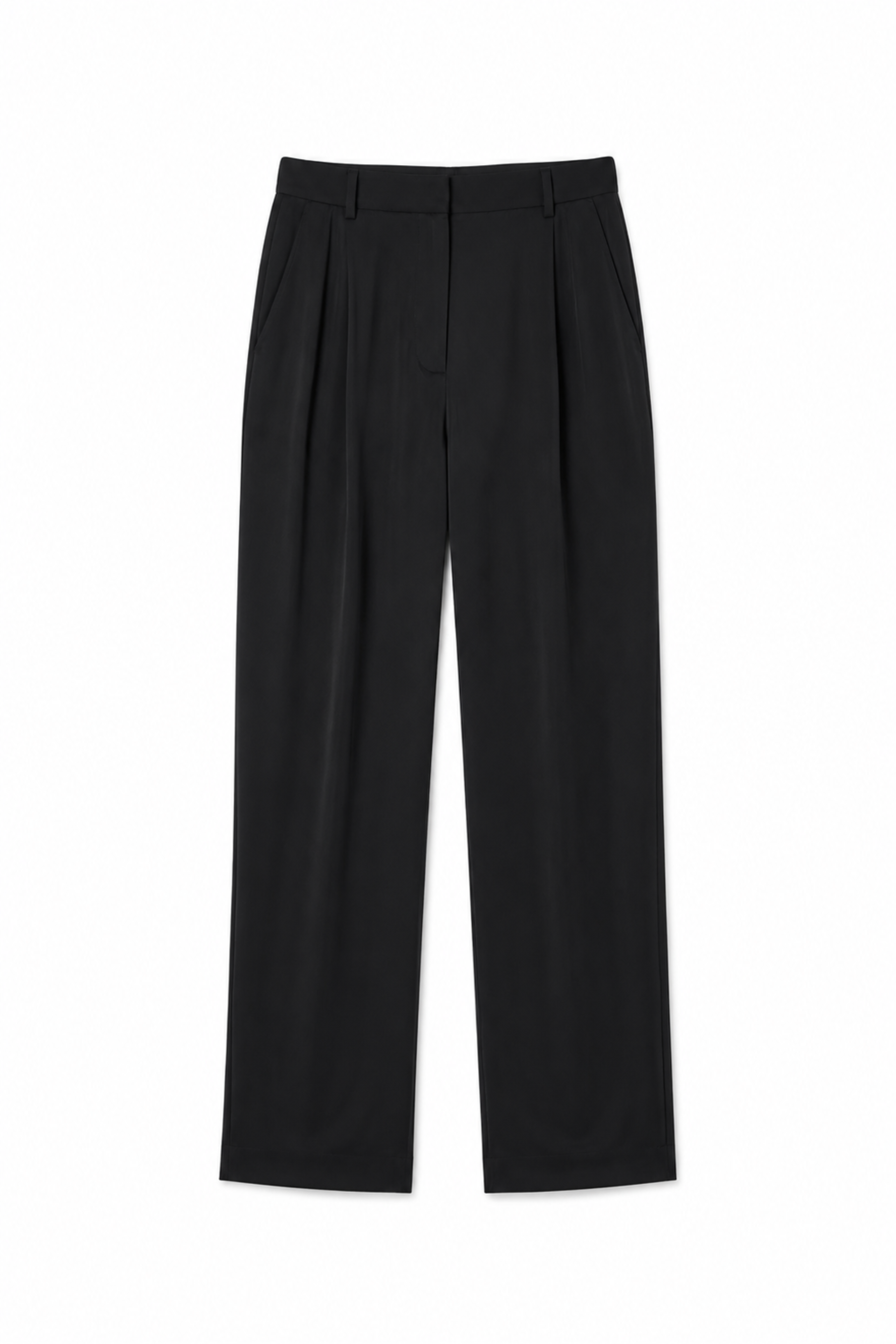 Eco Acetate Viscose Grace Trouser - Black