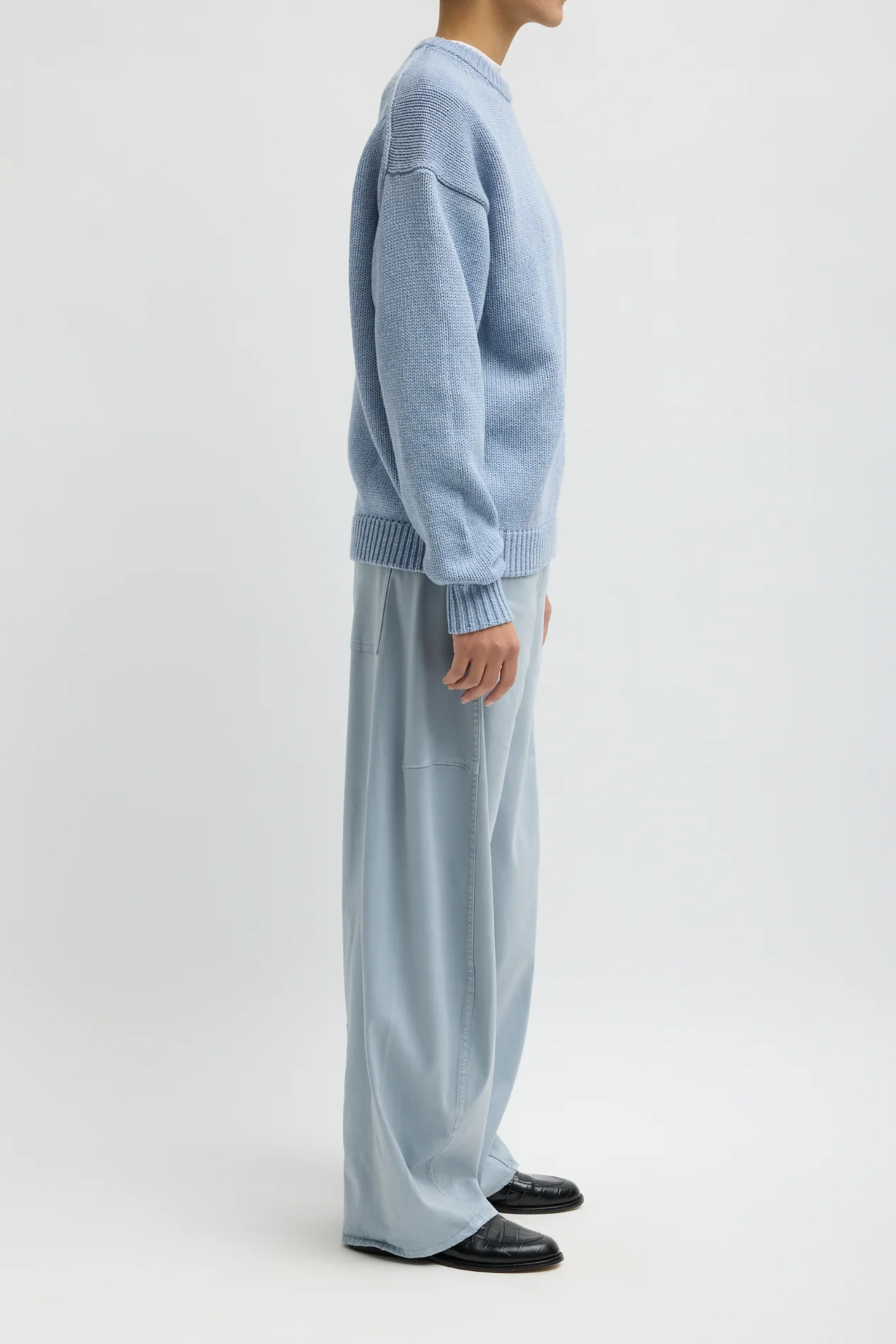 Reactive Garment Dyed Stretch Twill Sid Pant - Cool Slate