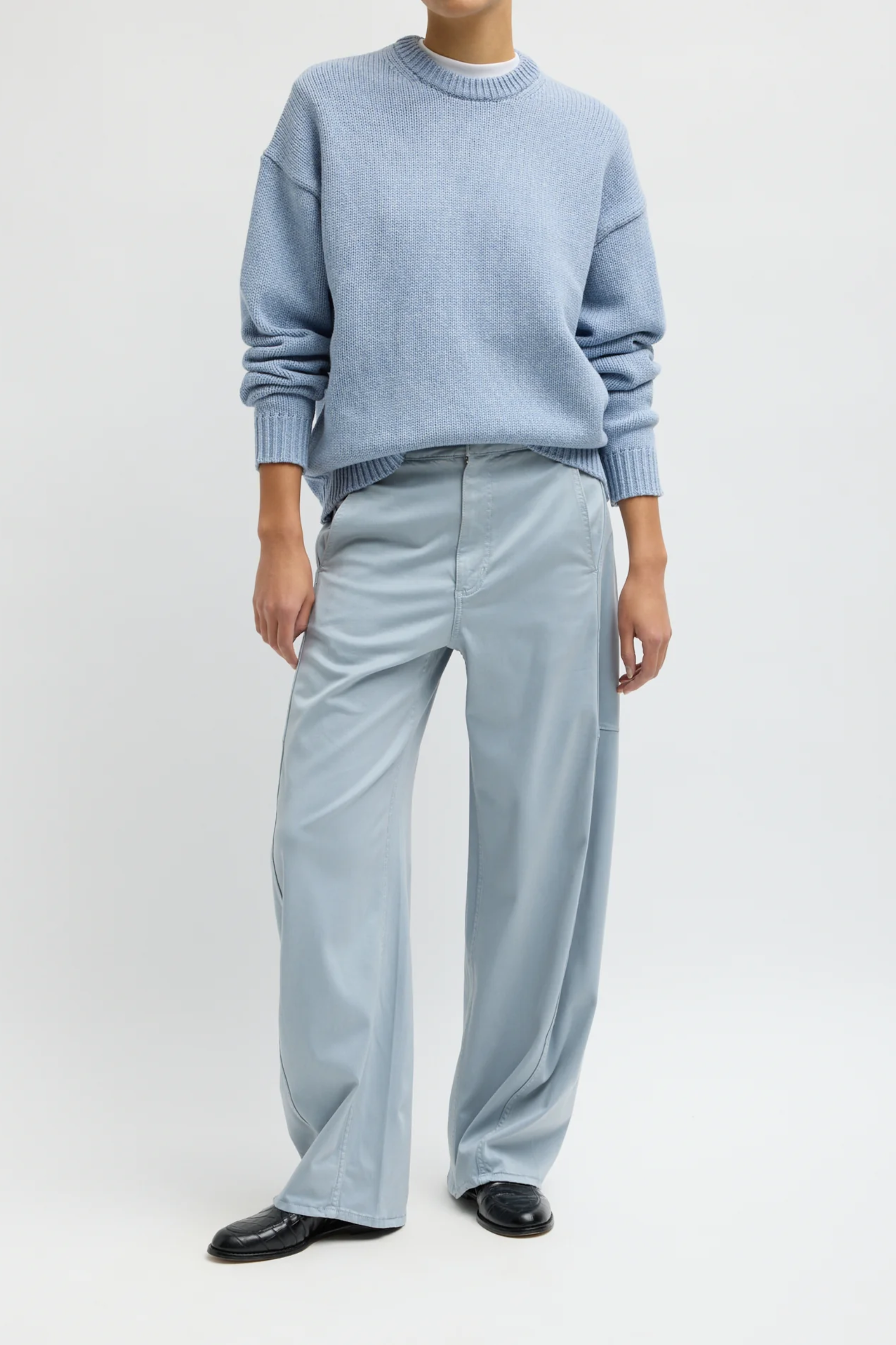 Reactive Garment Dyed Stretch Twill Sid Pant - Cool Slate