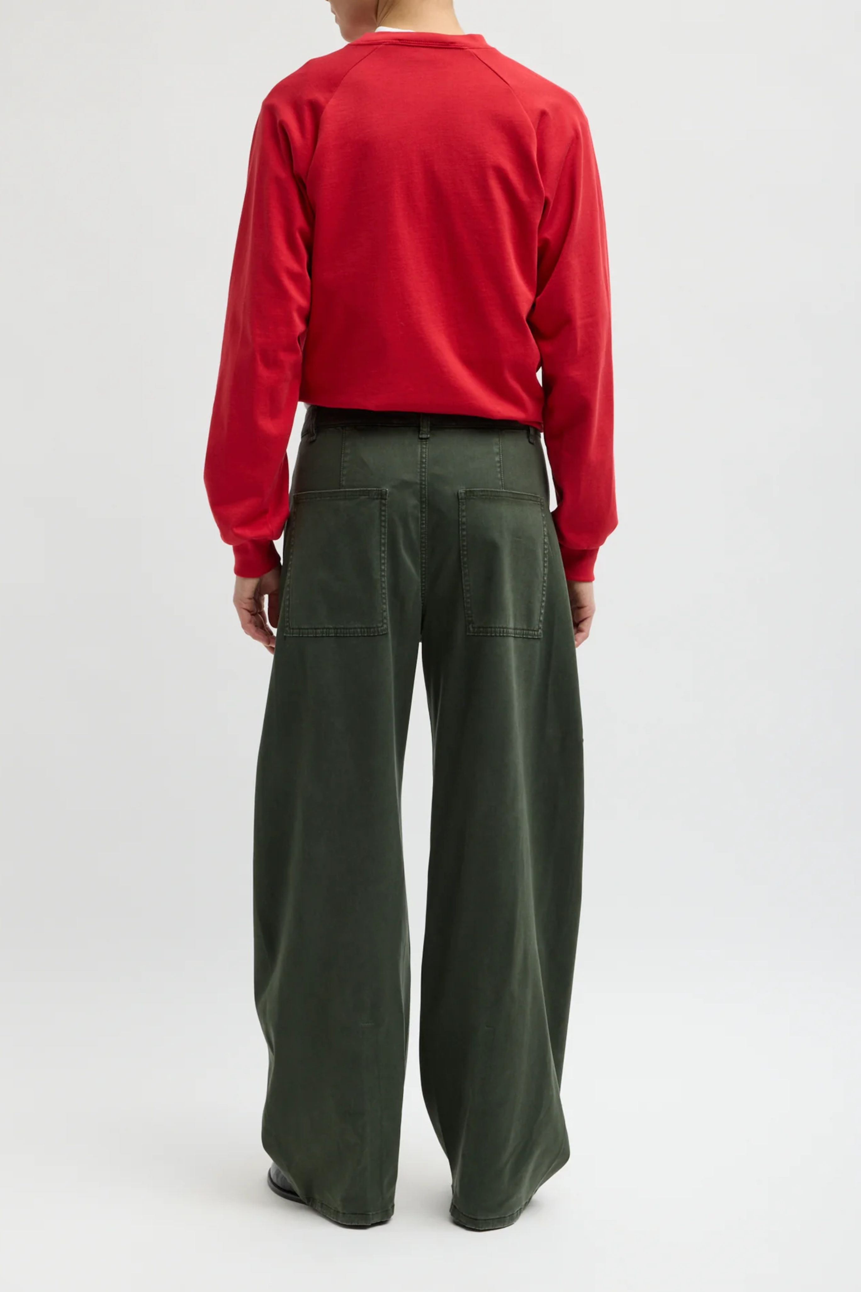 Reactive Garment Dyed Stretch Twill Sid Pant - Army Green