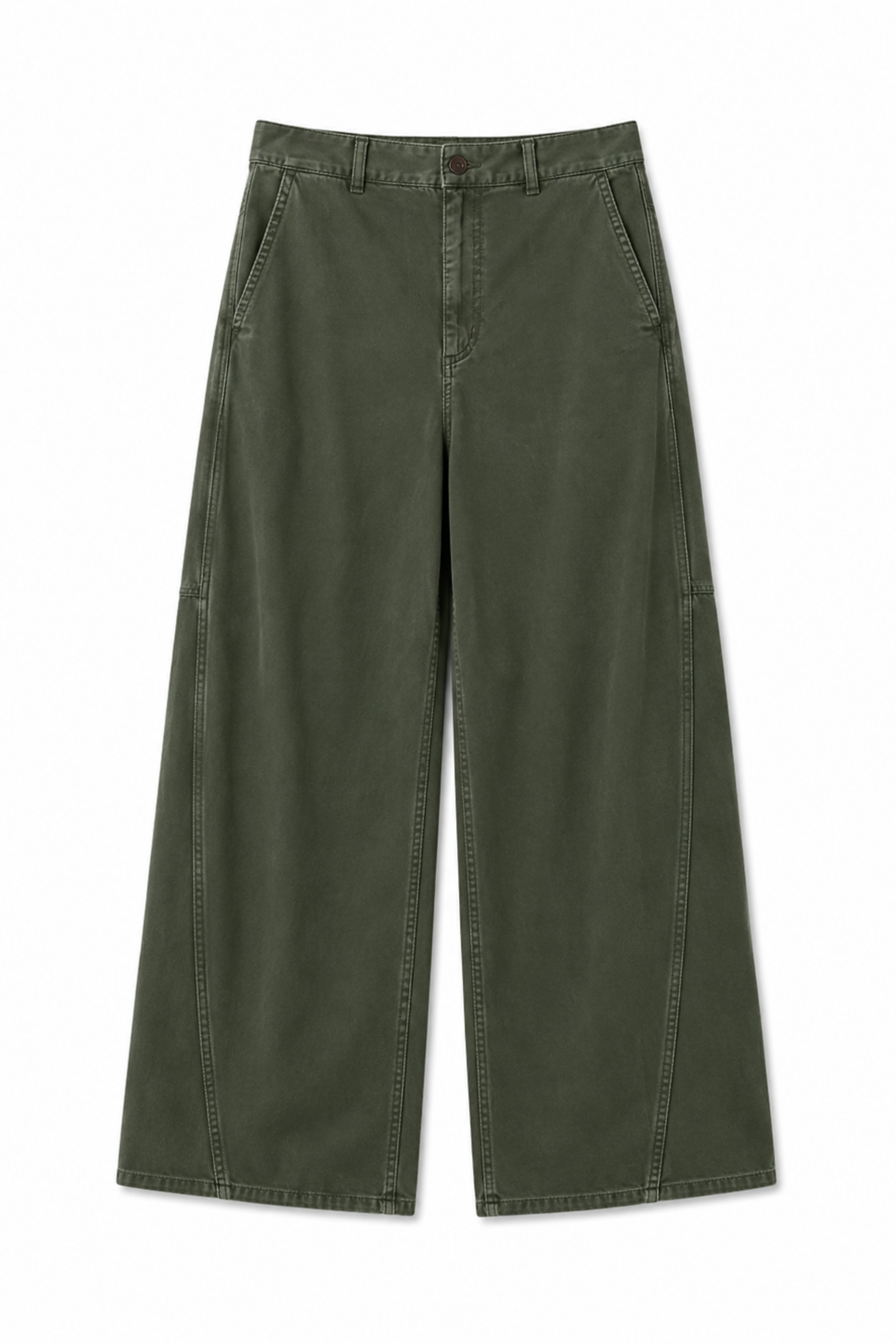 Reactive Garment Dyed Stretch Twill Sid Pant - Army Green