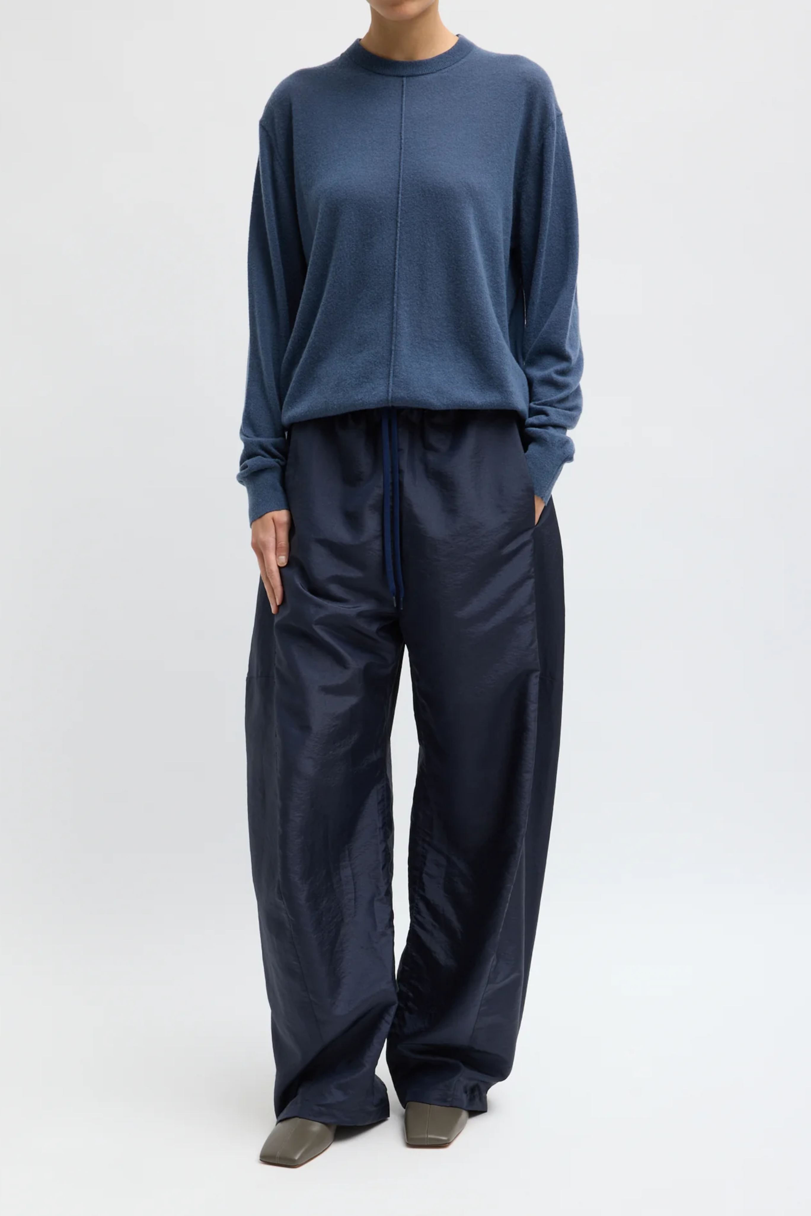 Crispy Nylon Winslow Pant - Navy