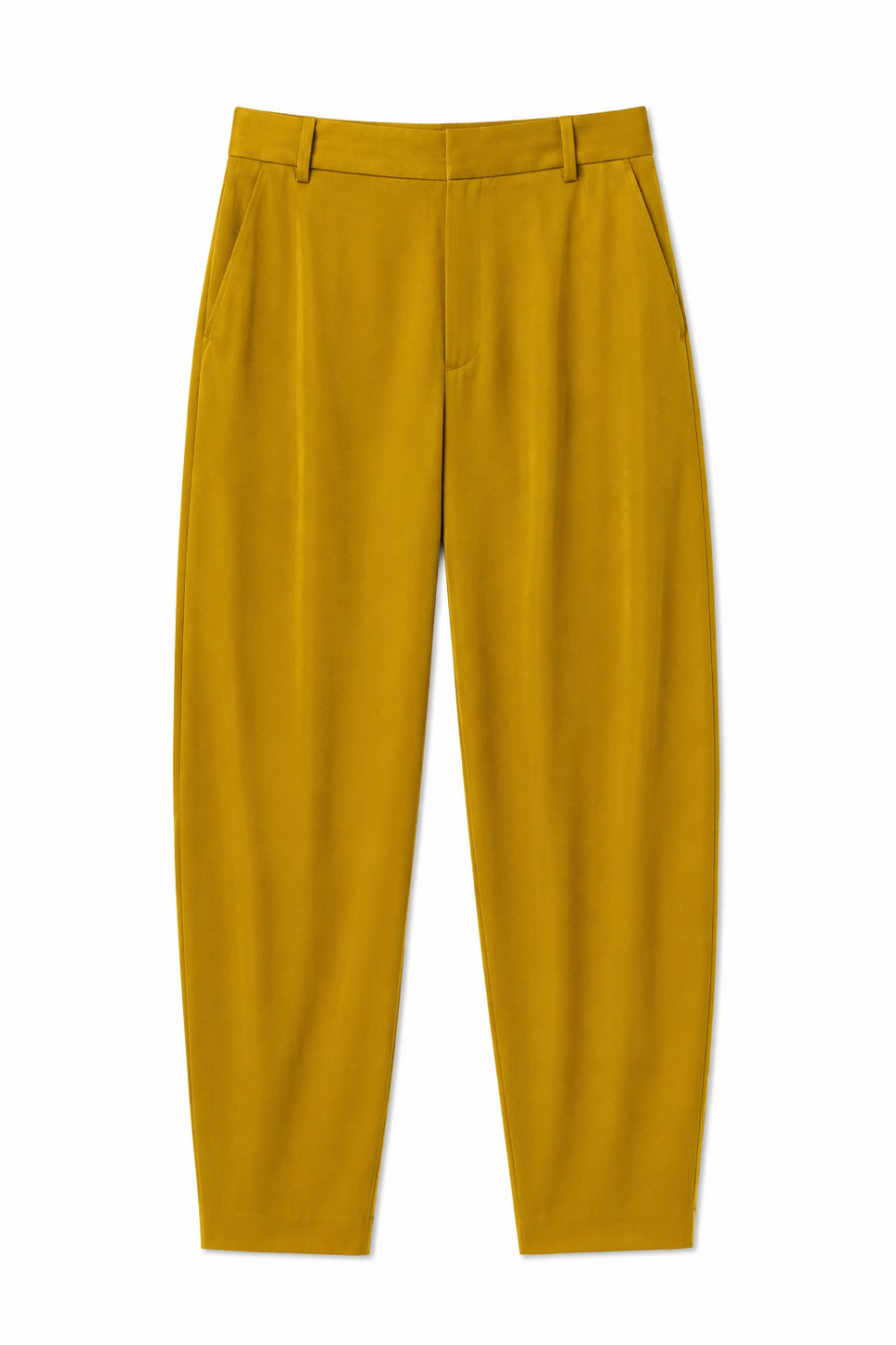 Eco Acetate Viscose Grace Trouser - Mustard