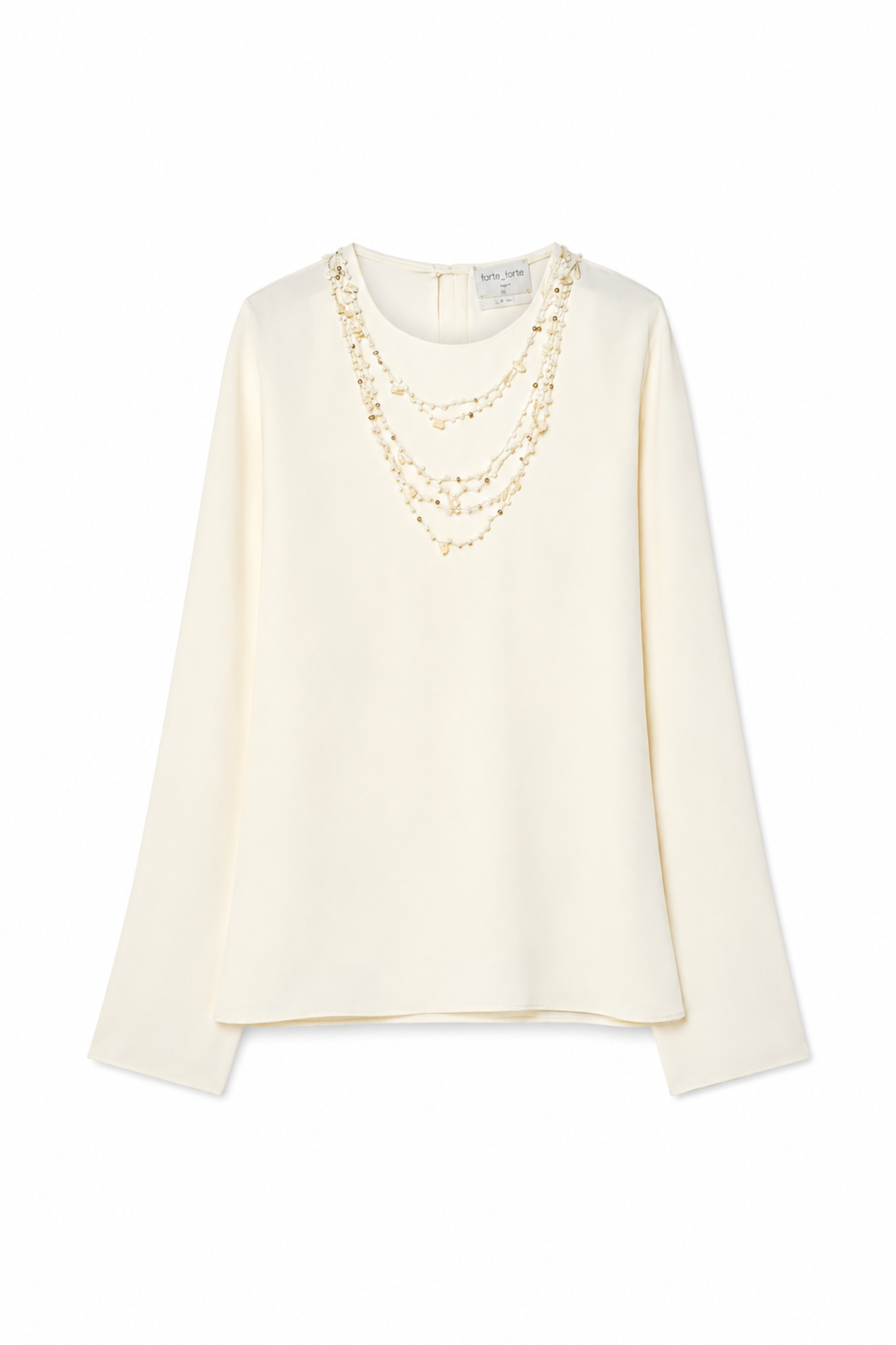 Matte Envers Satin Long Sleeve Top