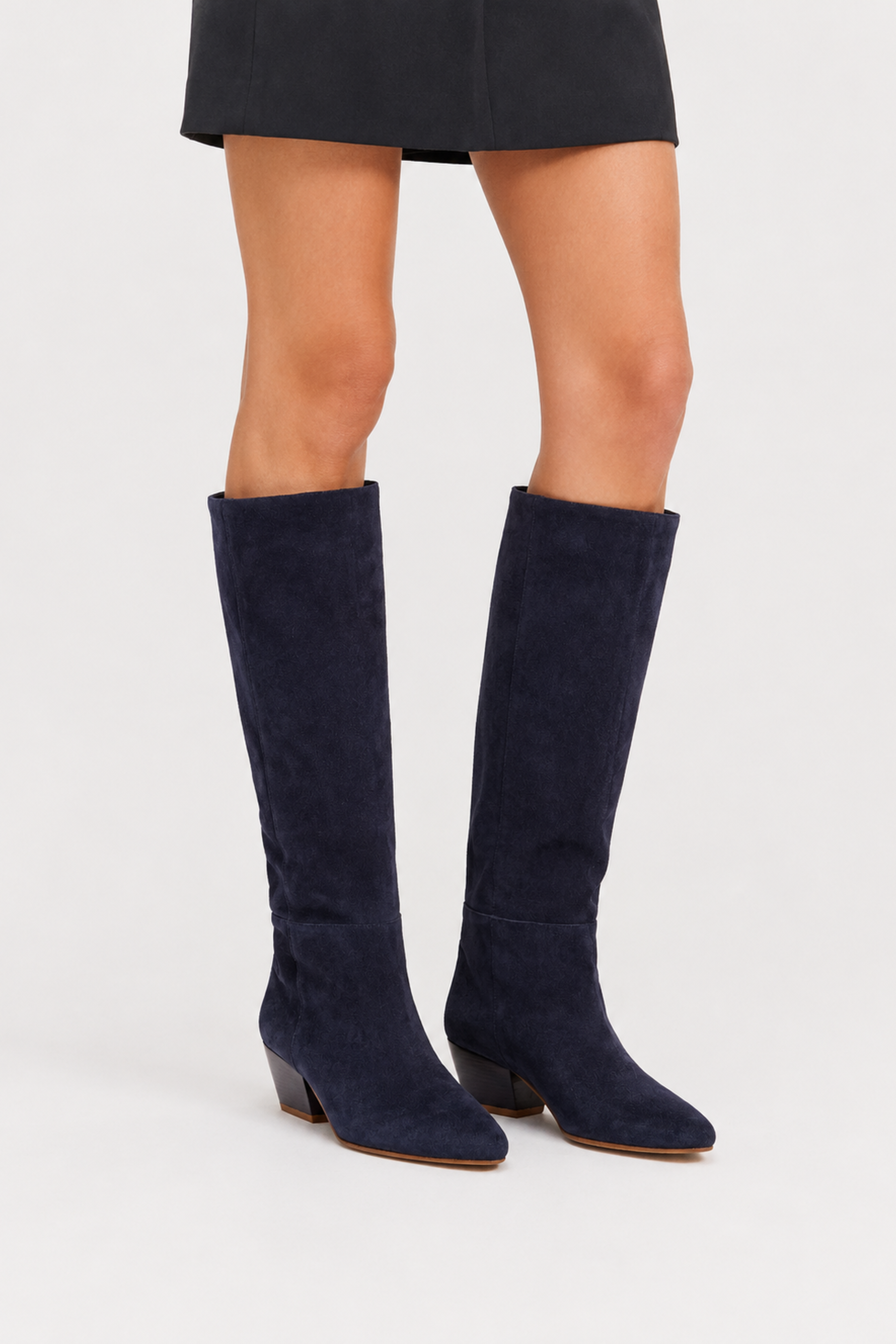 Suede High Boots