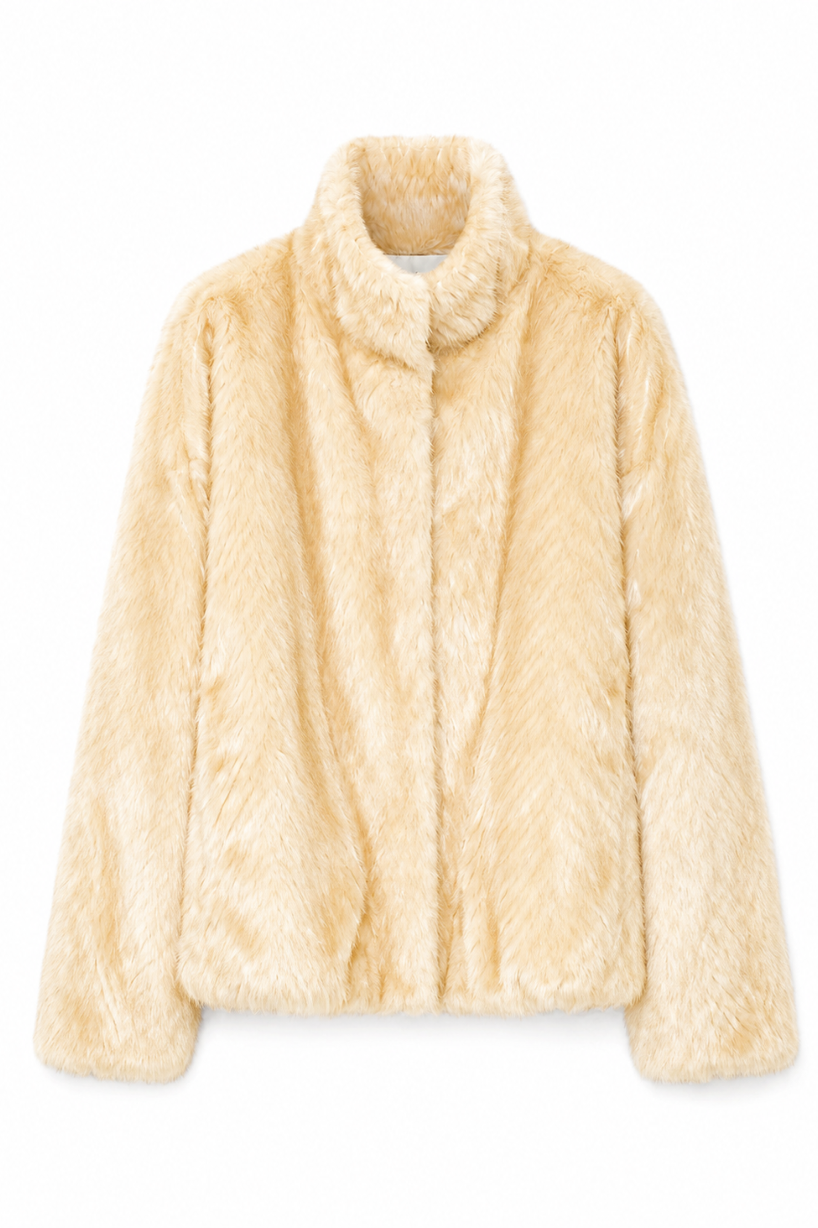 Chevron Eco fur bomber