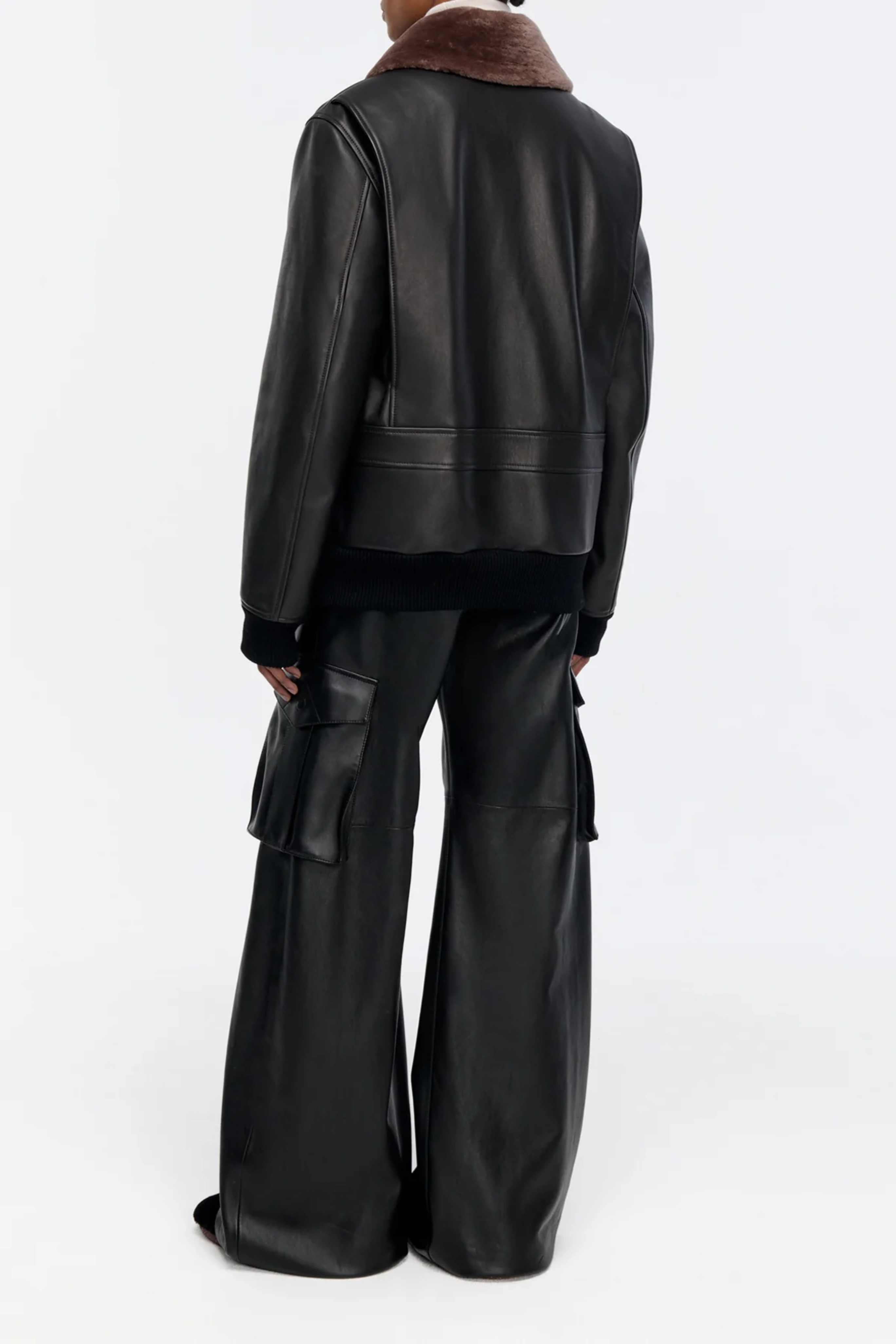 Grant Bomber Jacket W/ Shearling Collar