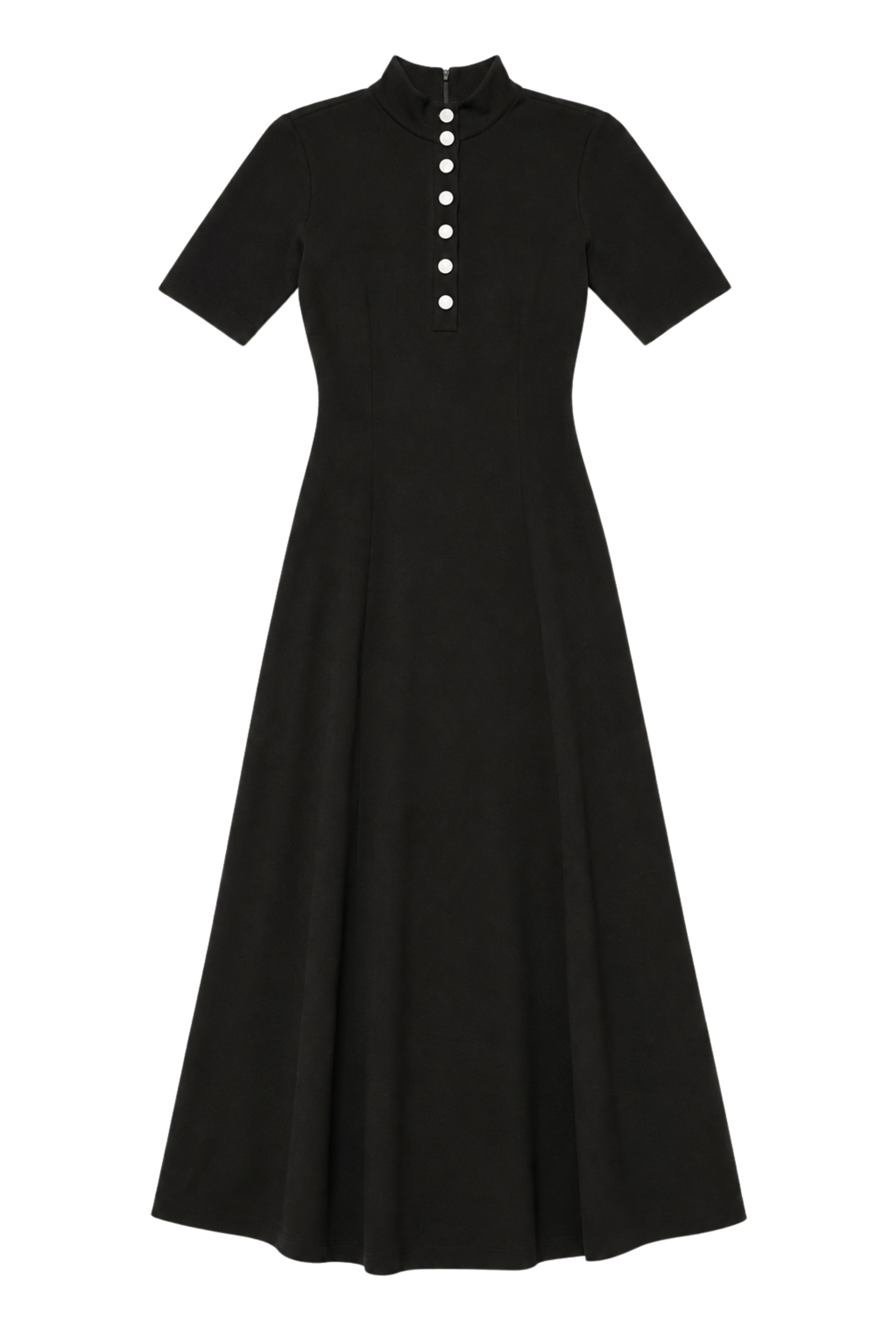 Mathilde Dress in Compact Stretch Viscose