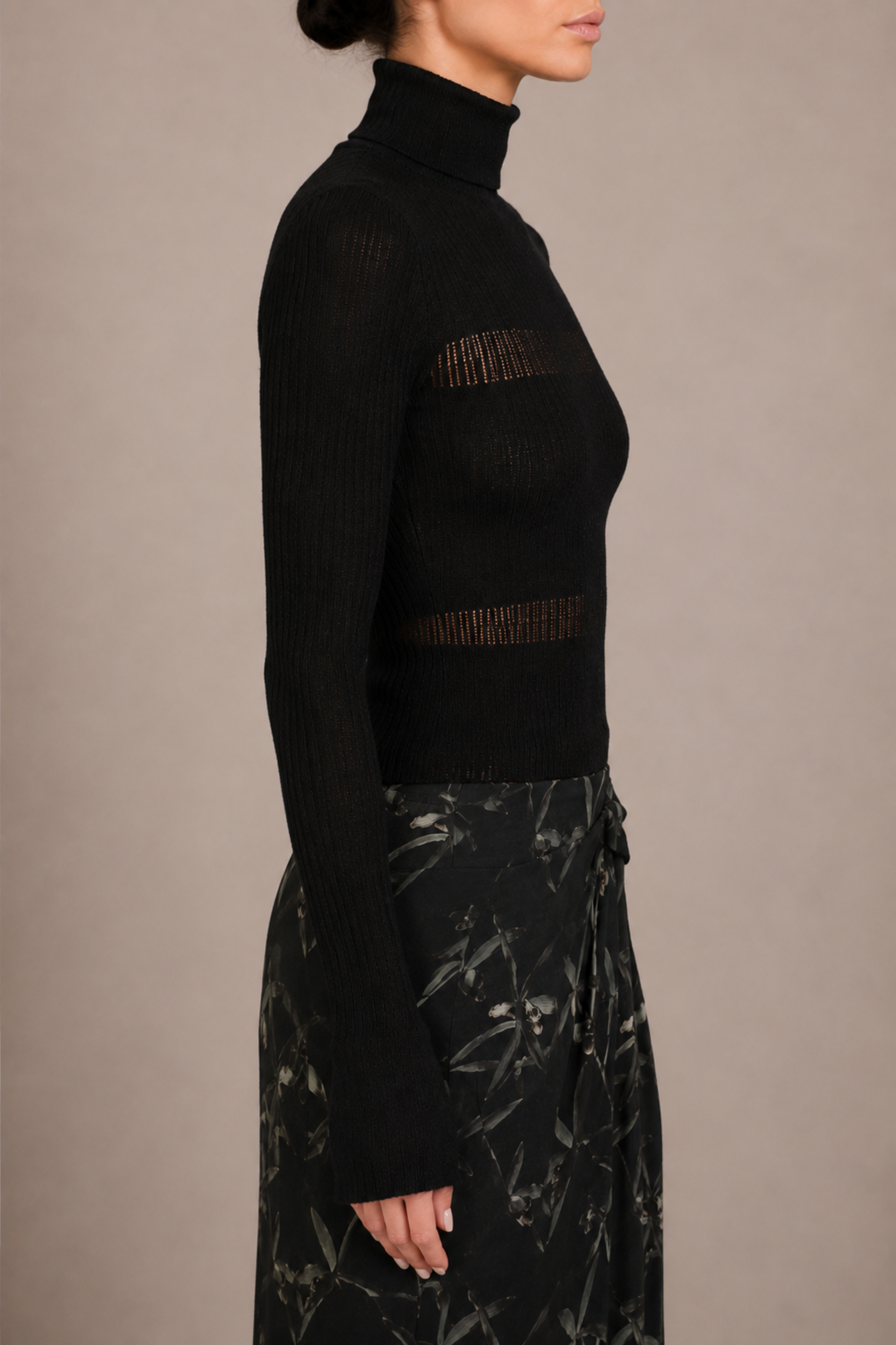 Rosario Top in Textured Merino Wool
