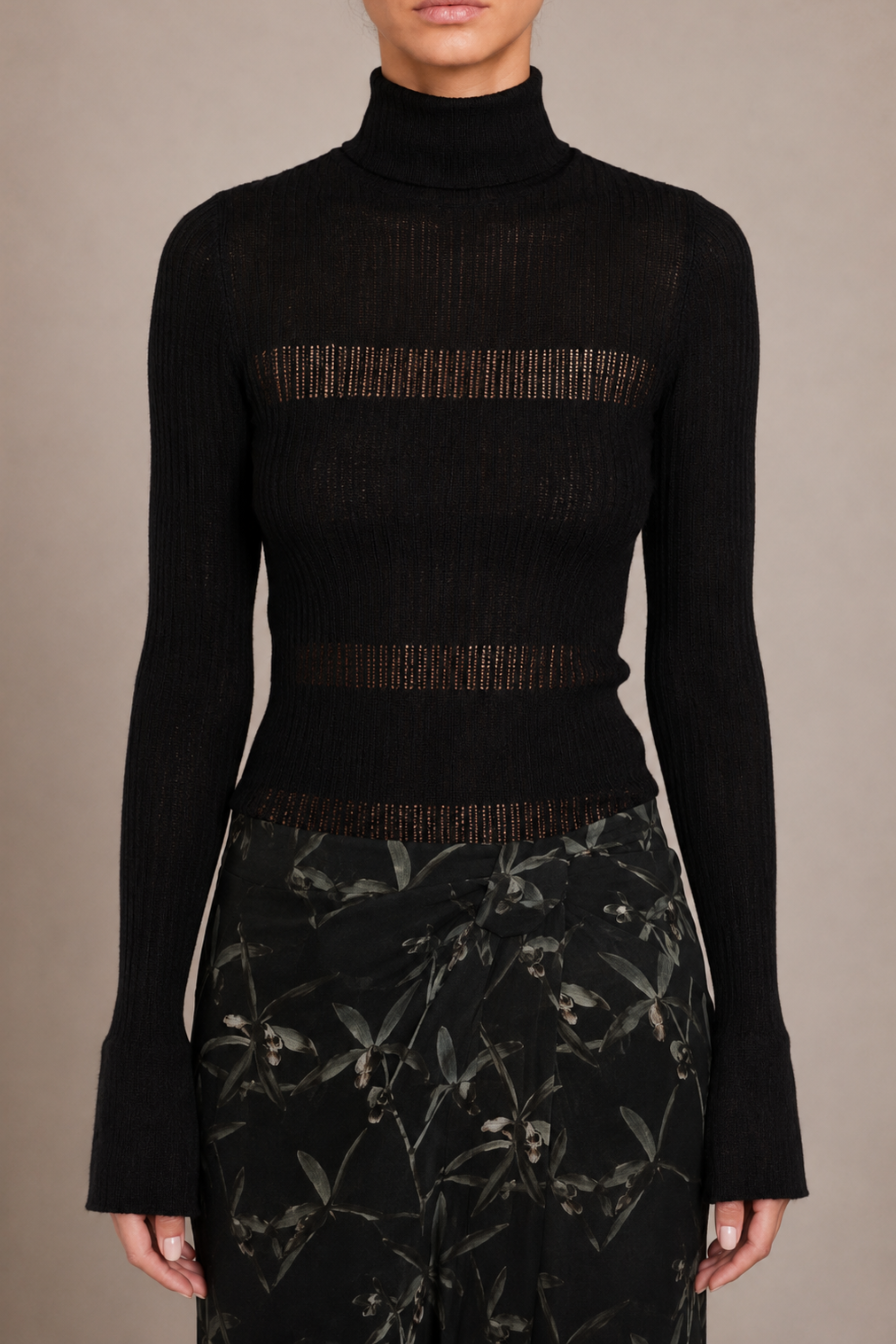 Rosario Top in Textured Merino Wool