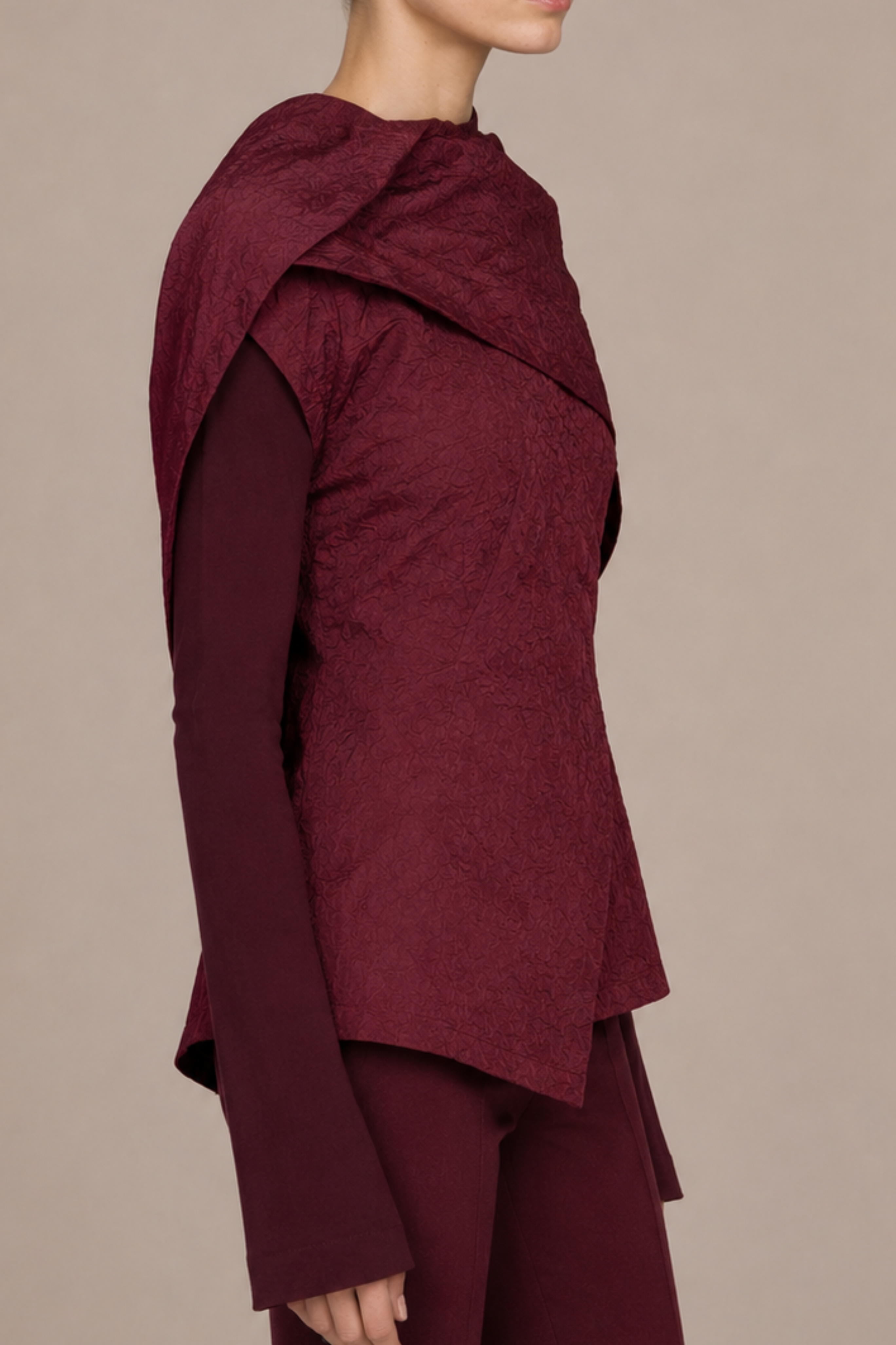 Lina Top in Crushed Silk