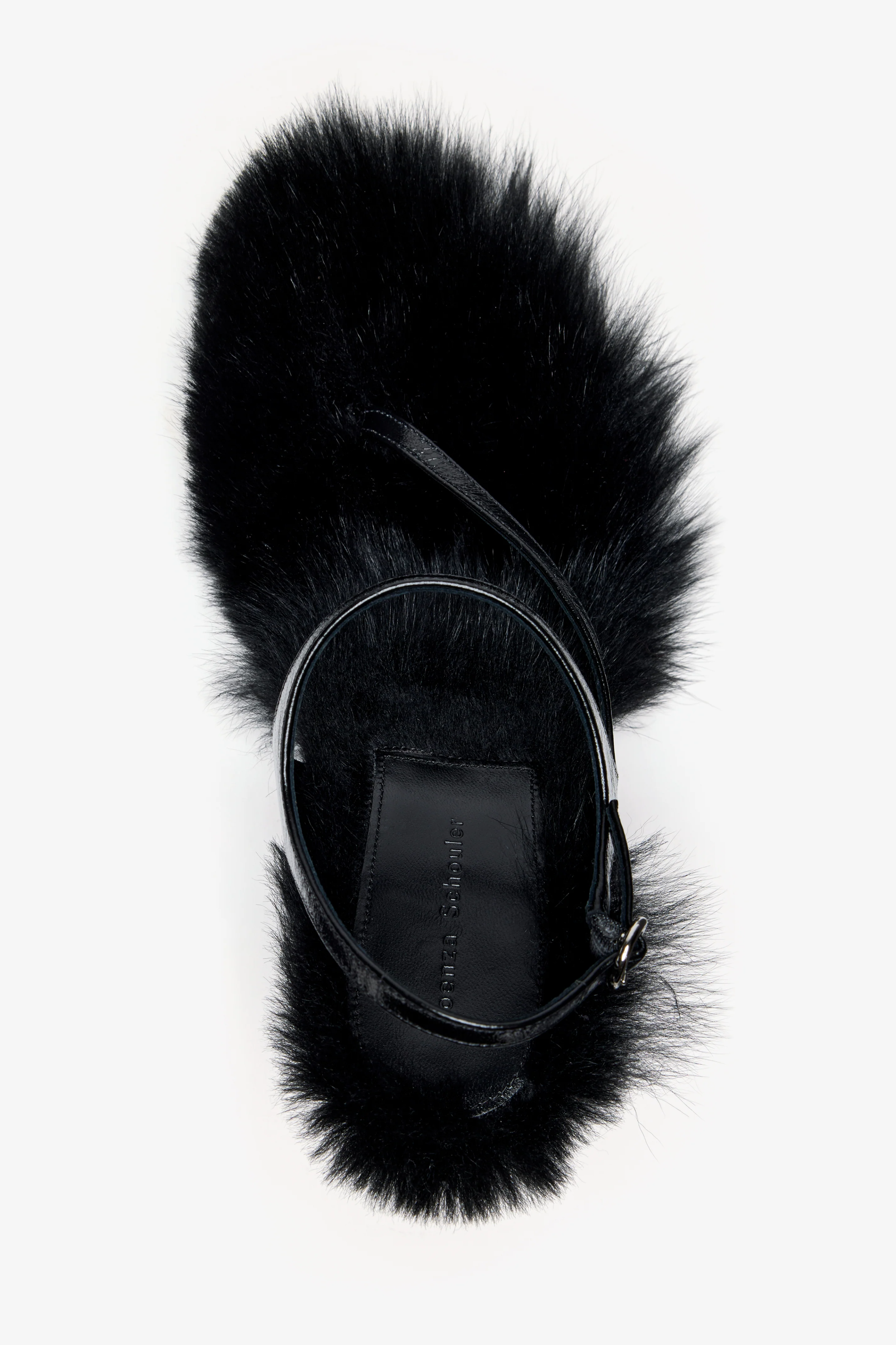 Tee 85 Thong Sandal In Nappa / Shearling Combo
