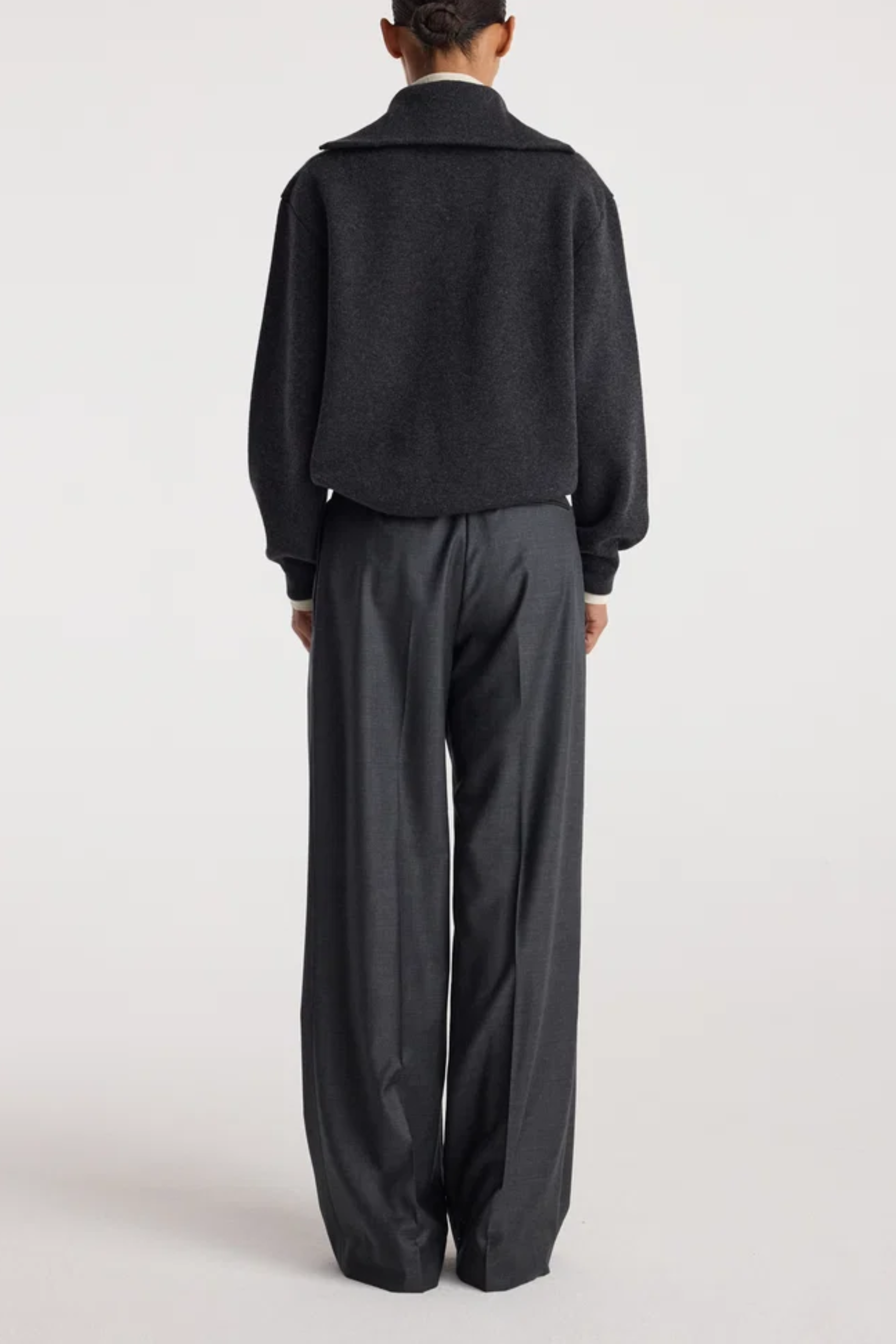 Two Way Zipped Turtleneck