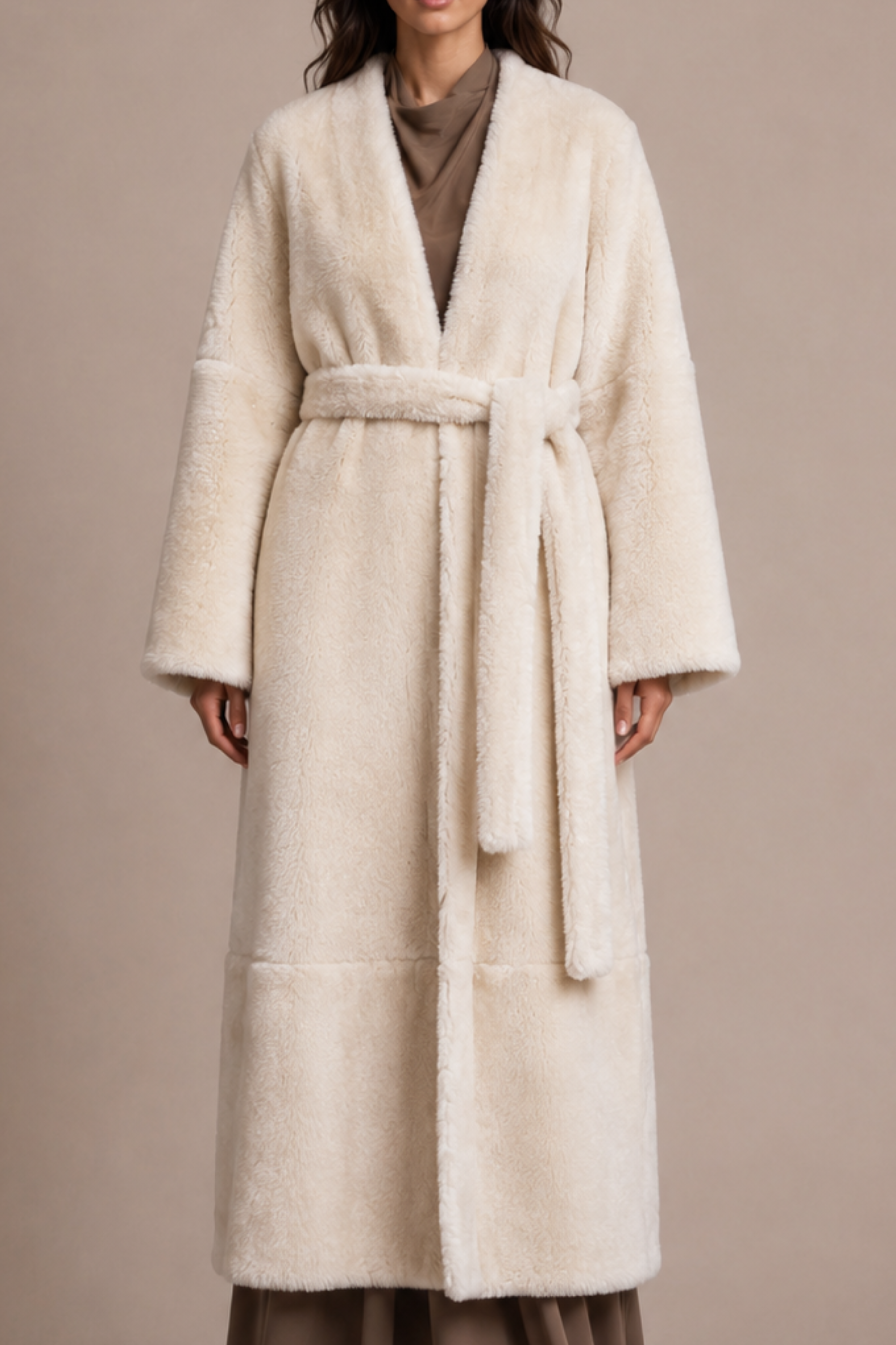 The Shearling Robe Coat