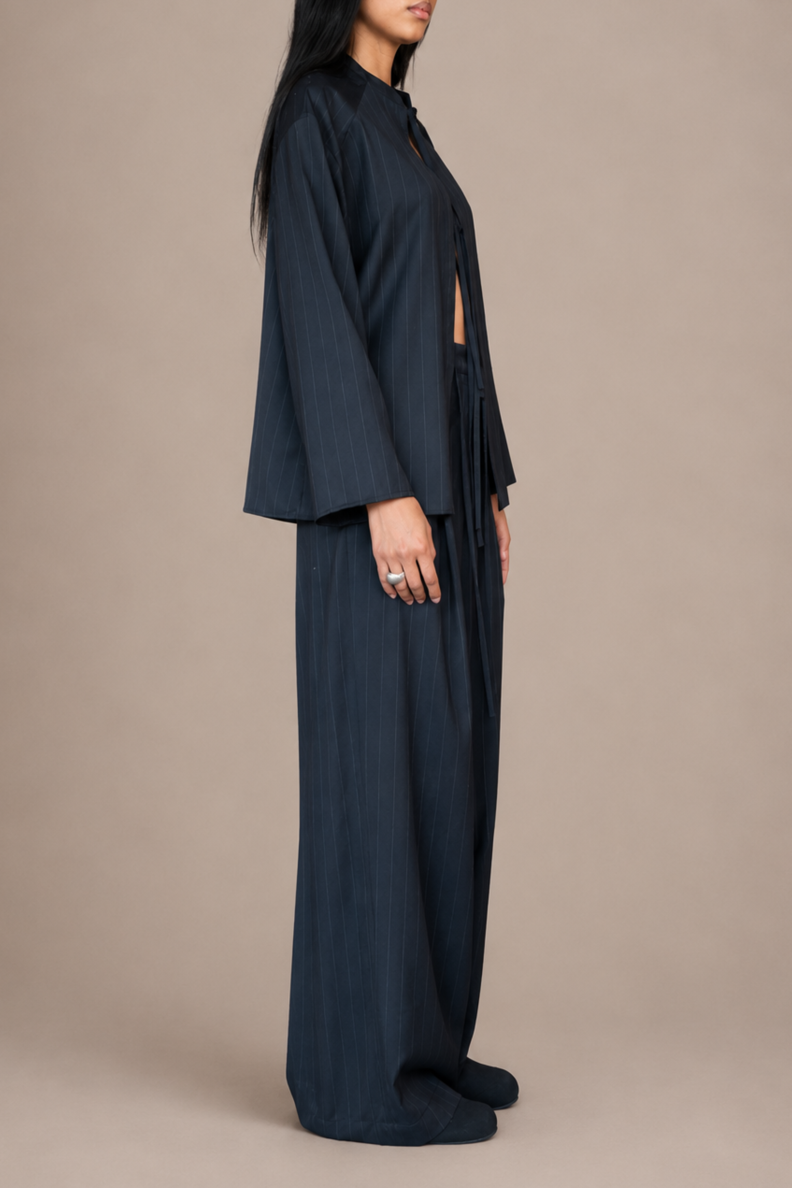 The Pinstripe Tie Tunic