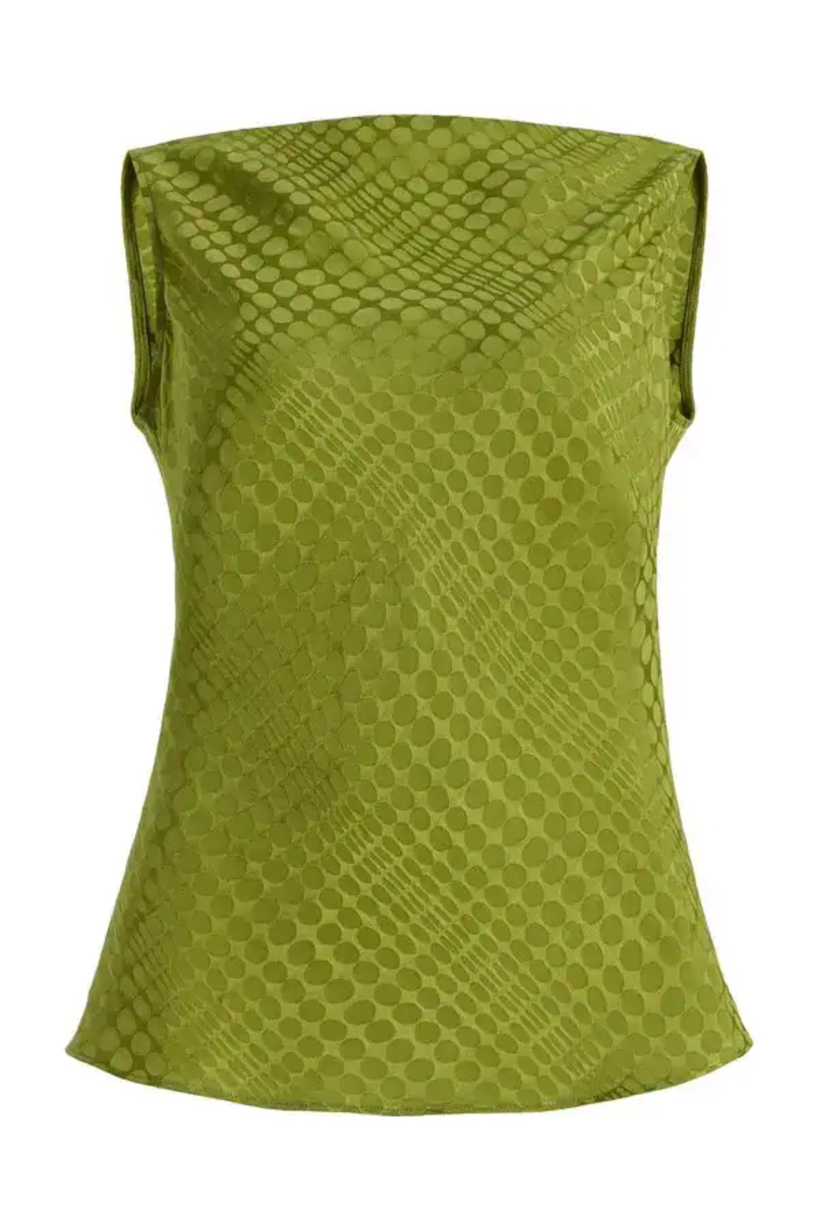 Wiggle Dot Jacquard Cowl Back Shell