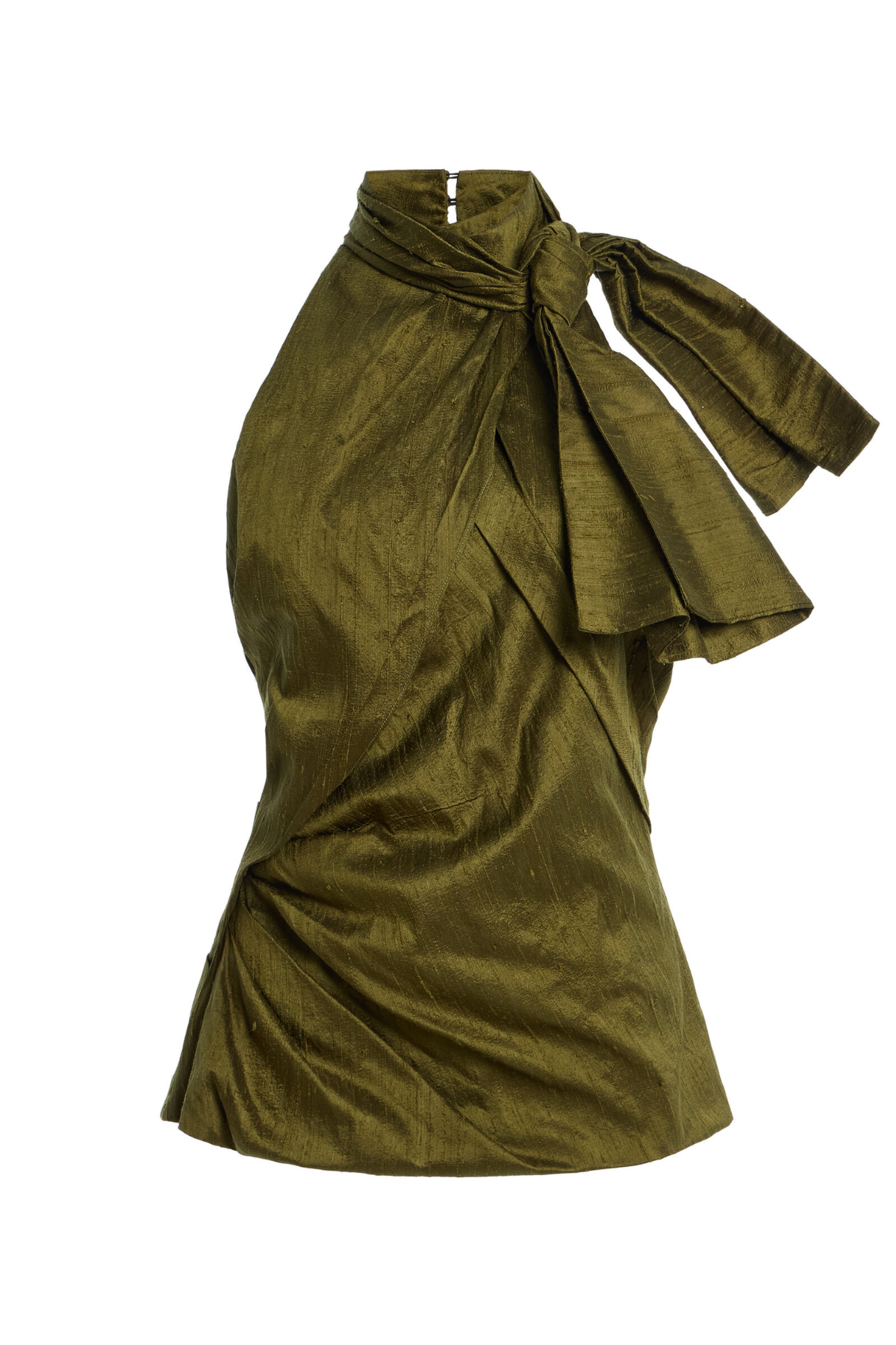 Silk Bow Neck Top