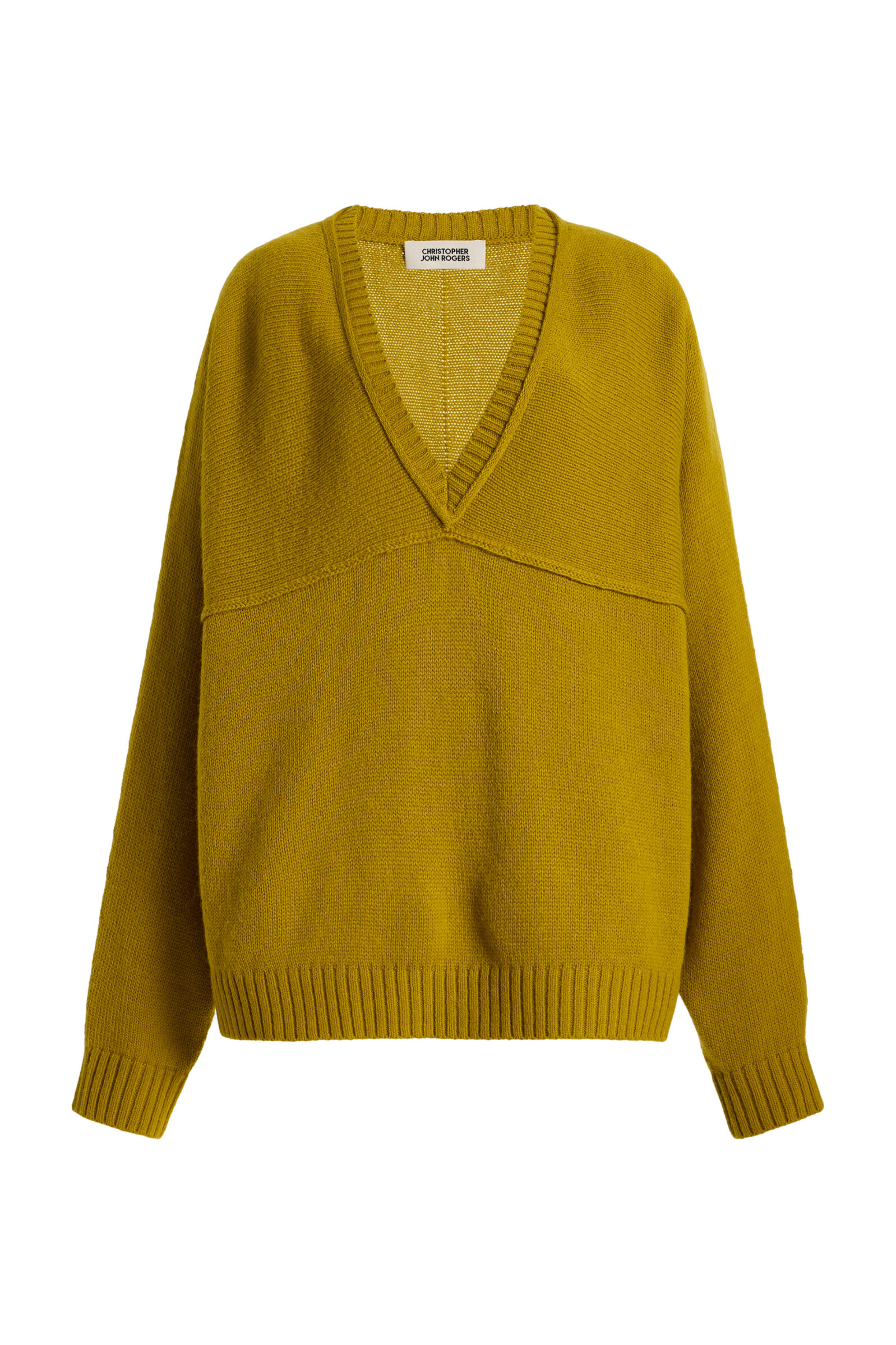Alpaca Oversized V-Neck Sweater