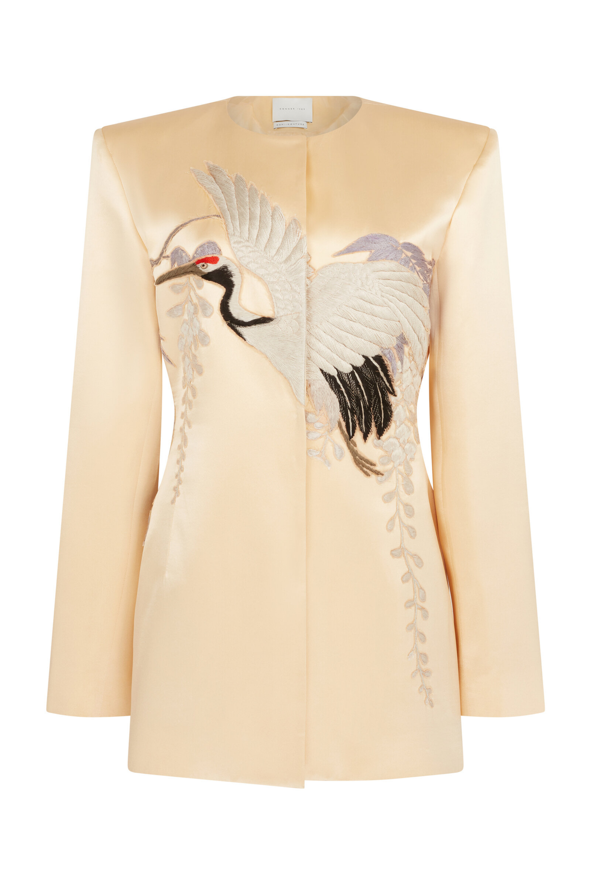 Demi-Couture Embroidered Silk Jacket