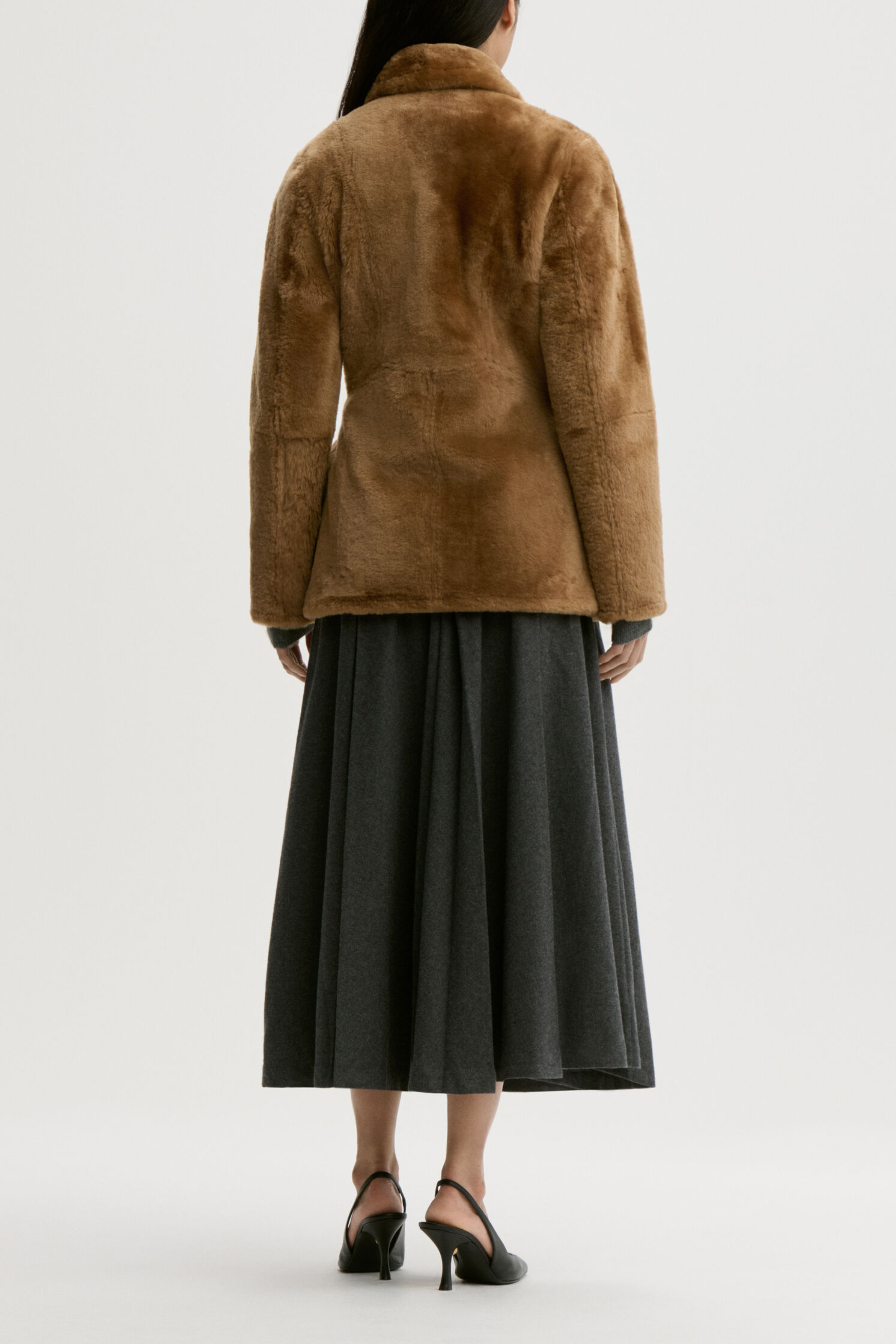 Adeline Shearling Jacket - Toffee