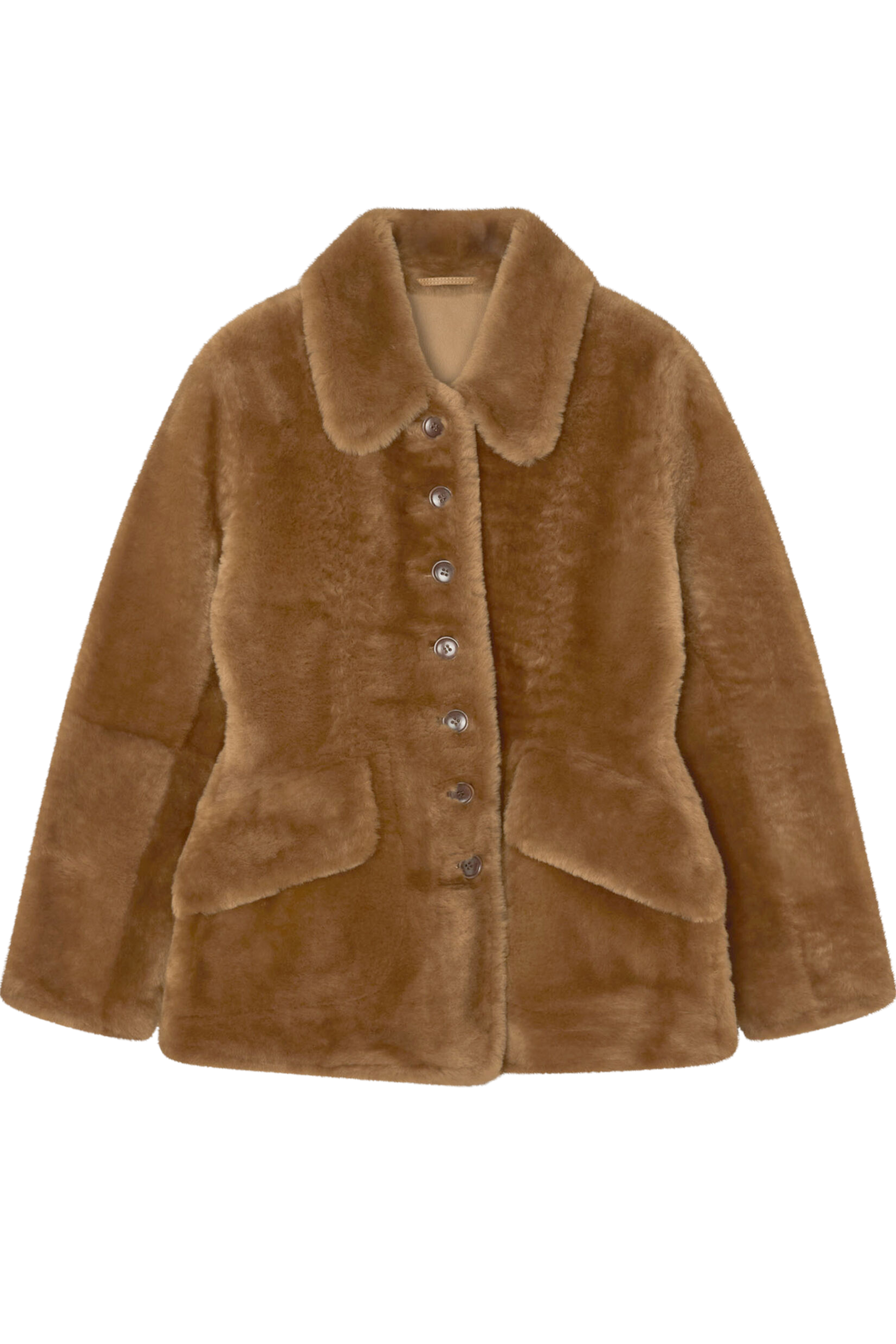 Adeline Shearling Jacket - Toffee