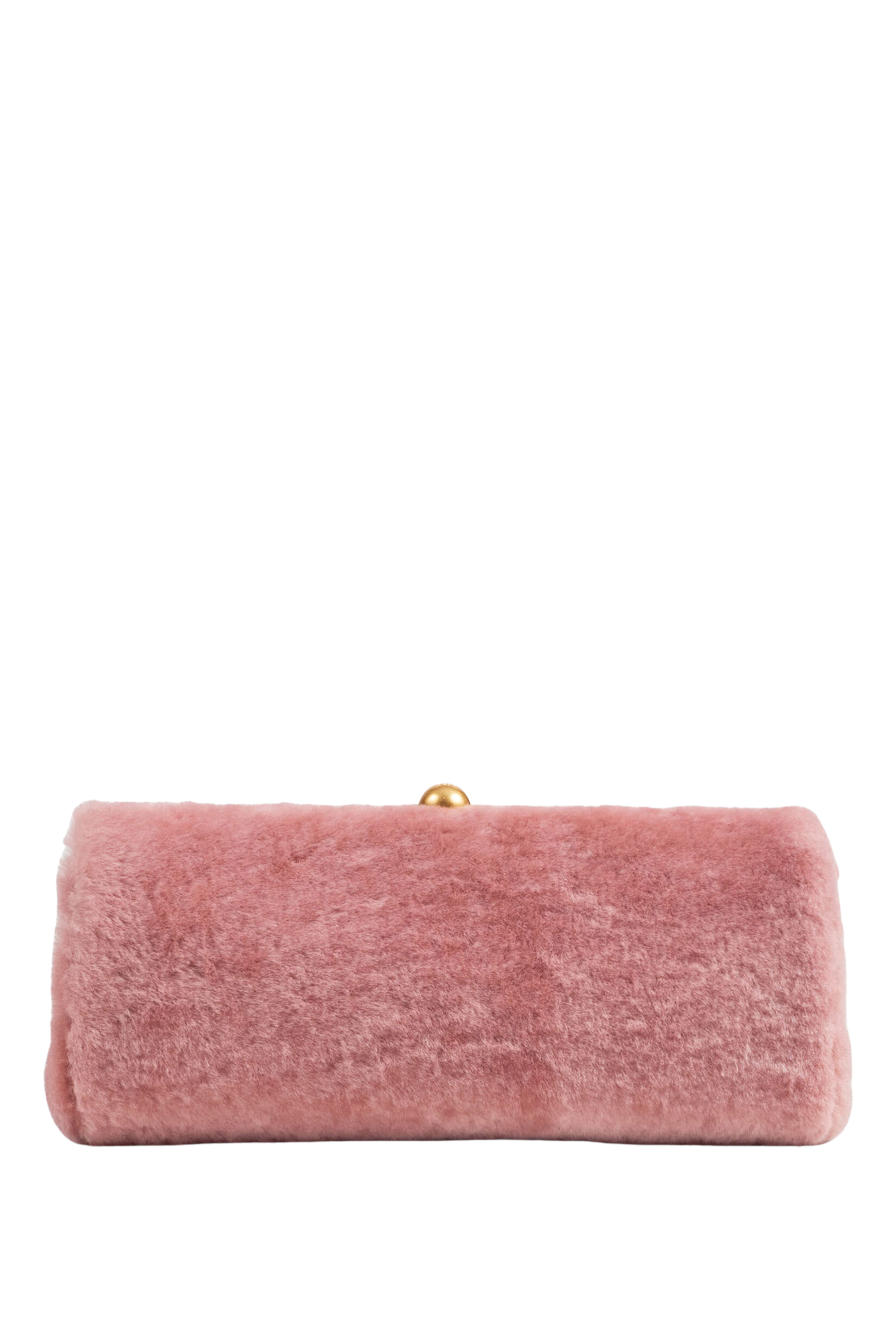 Ellon Shearling Clutch