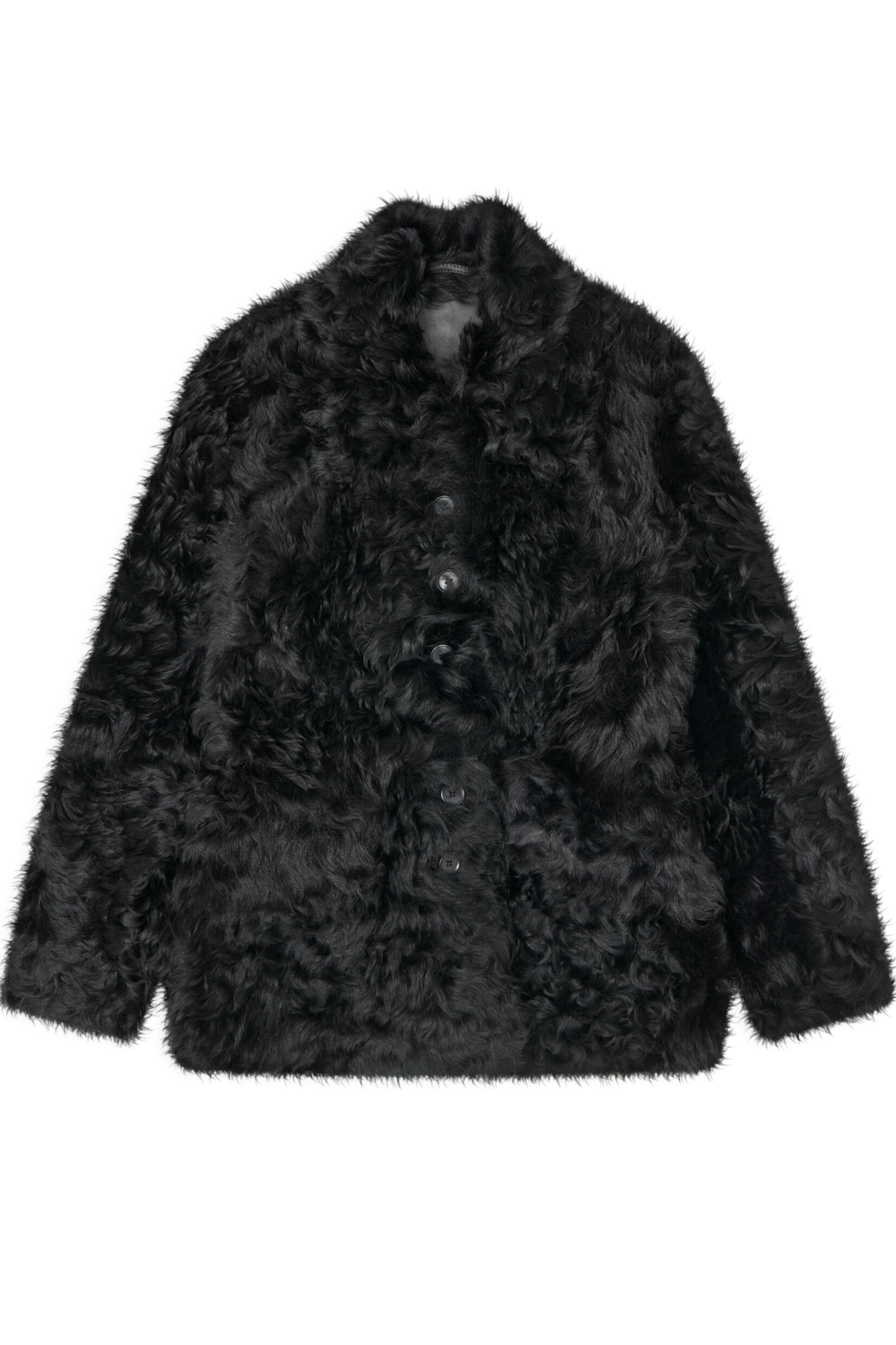 Adeline Shearling Jacket - Black