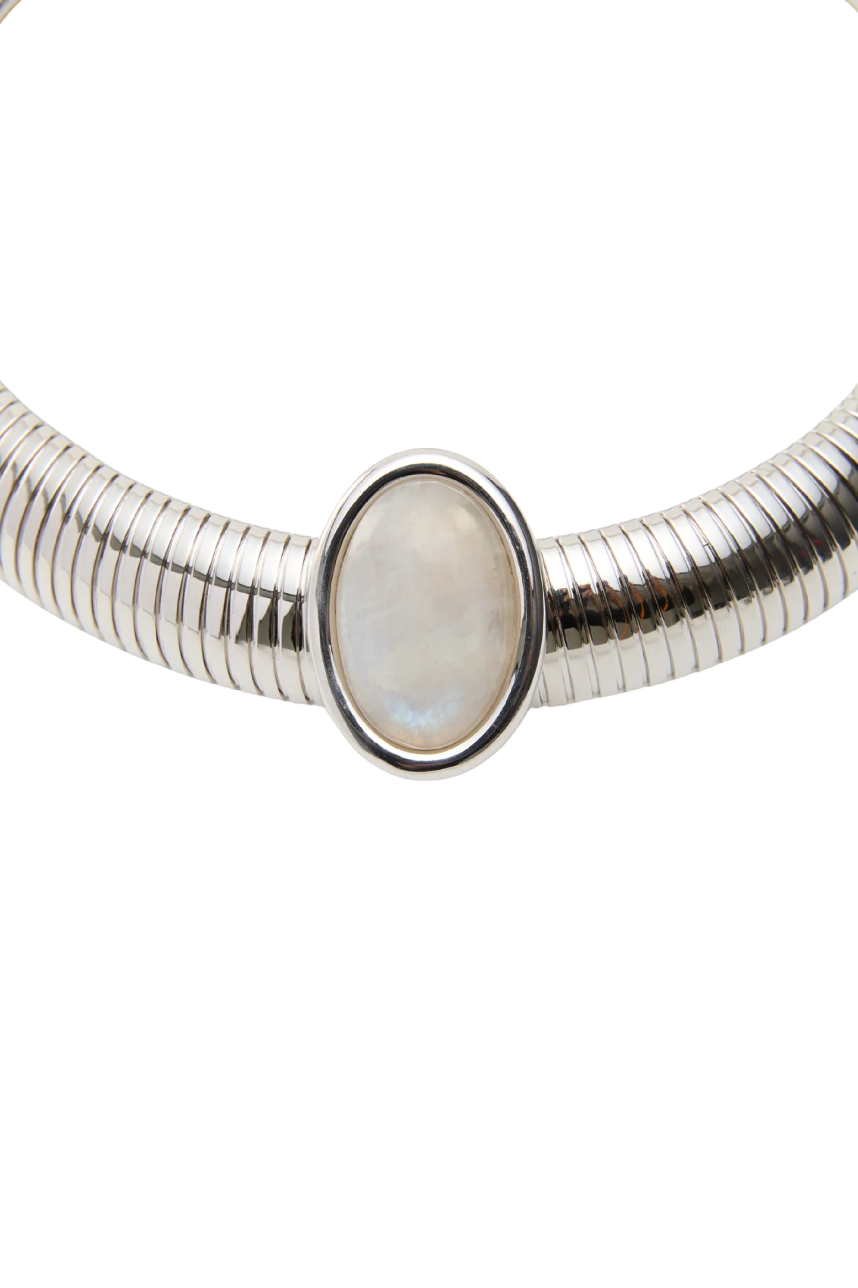 Opyum Necklace - Silver/White