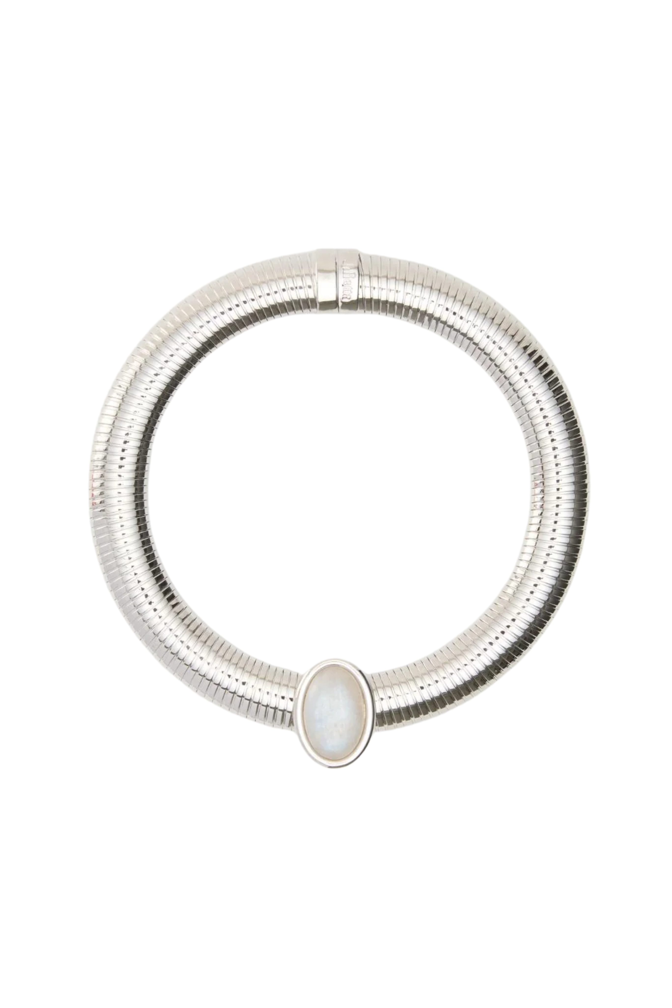 Opyum Necklace - Silver/White