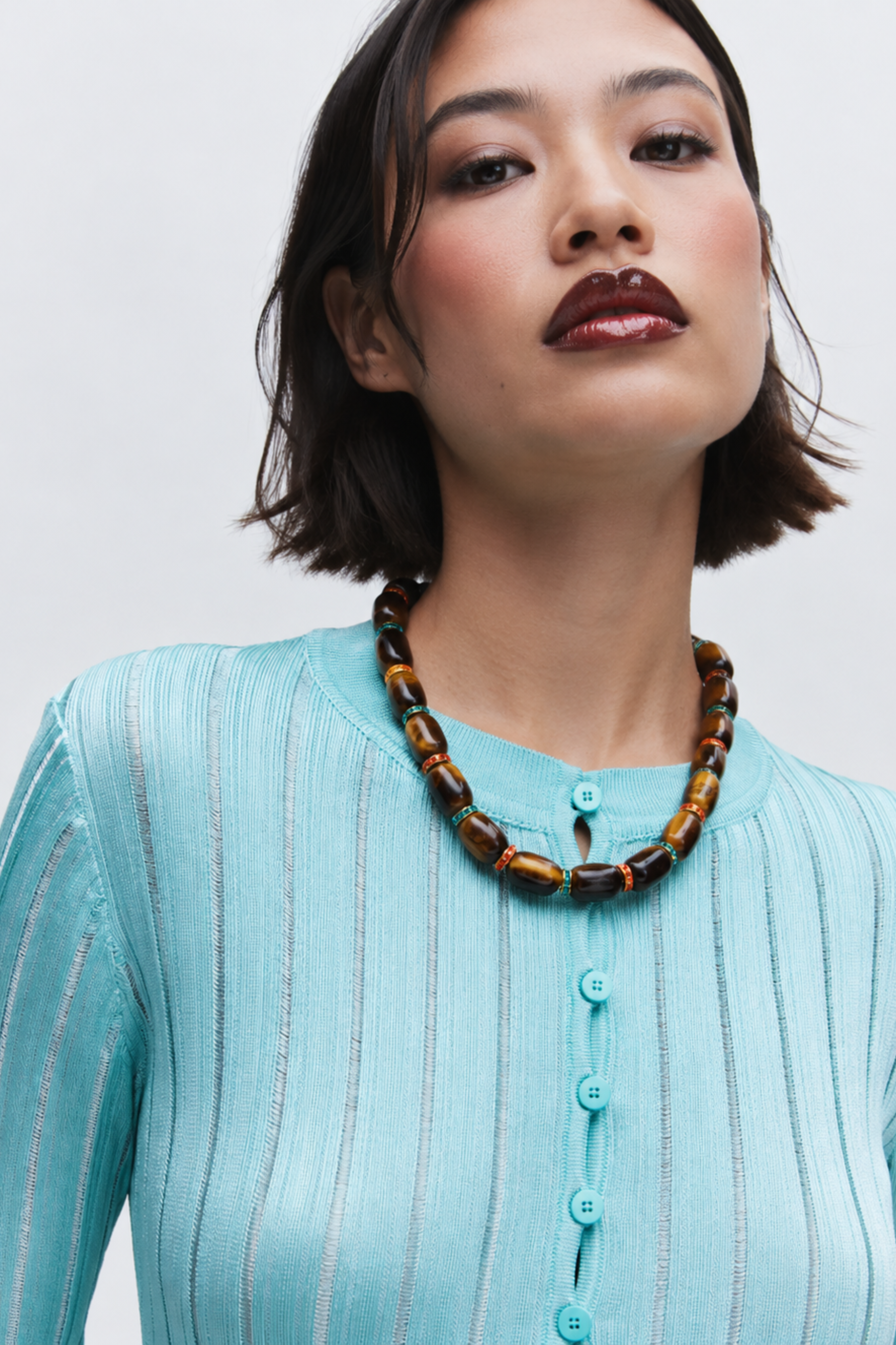Donna Linea Necklace - Brown