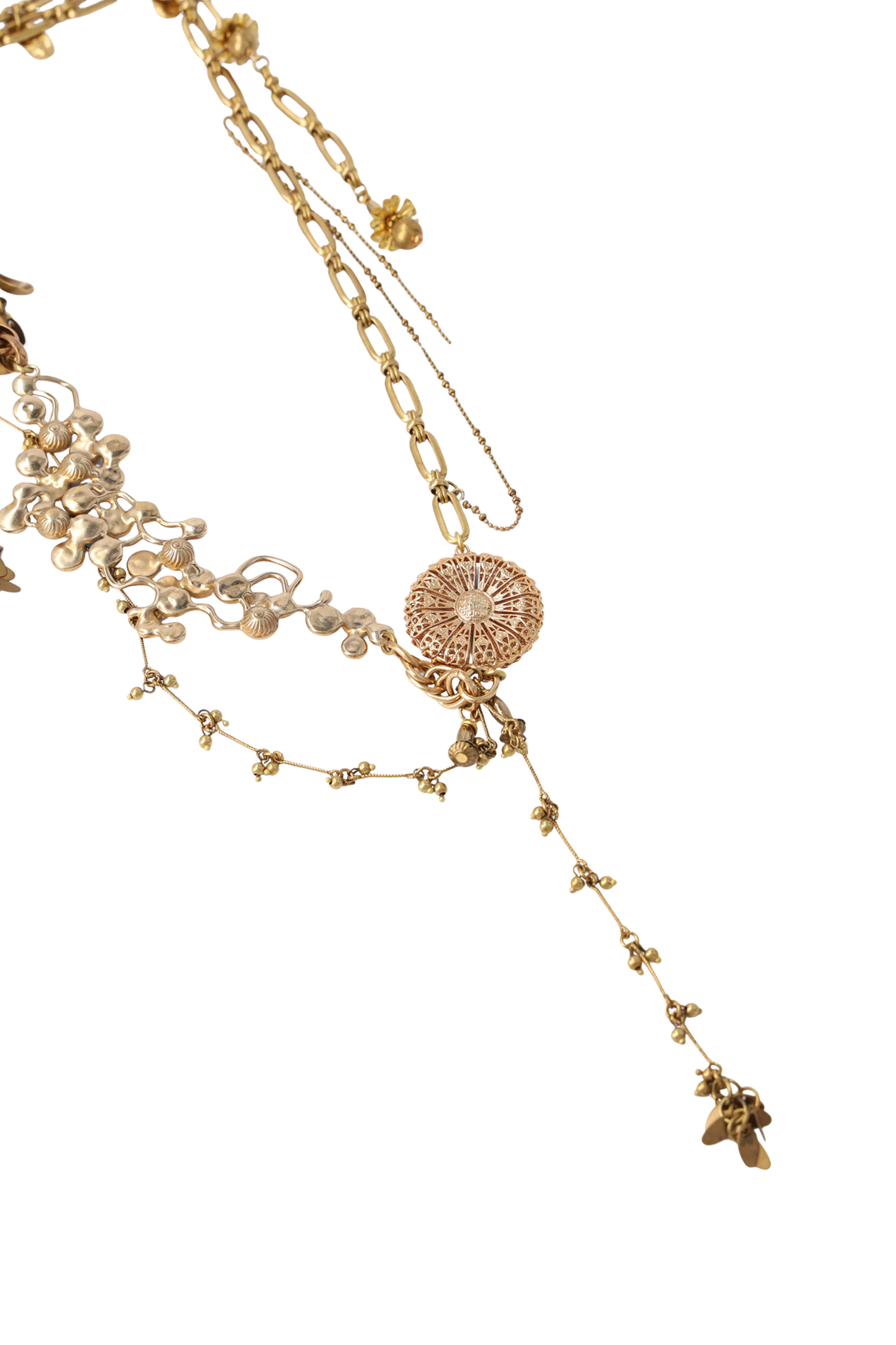 Layered Brass Necklace