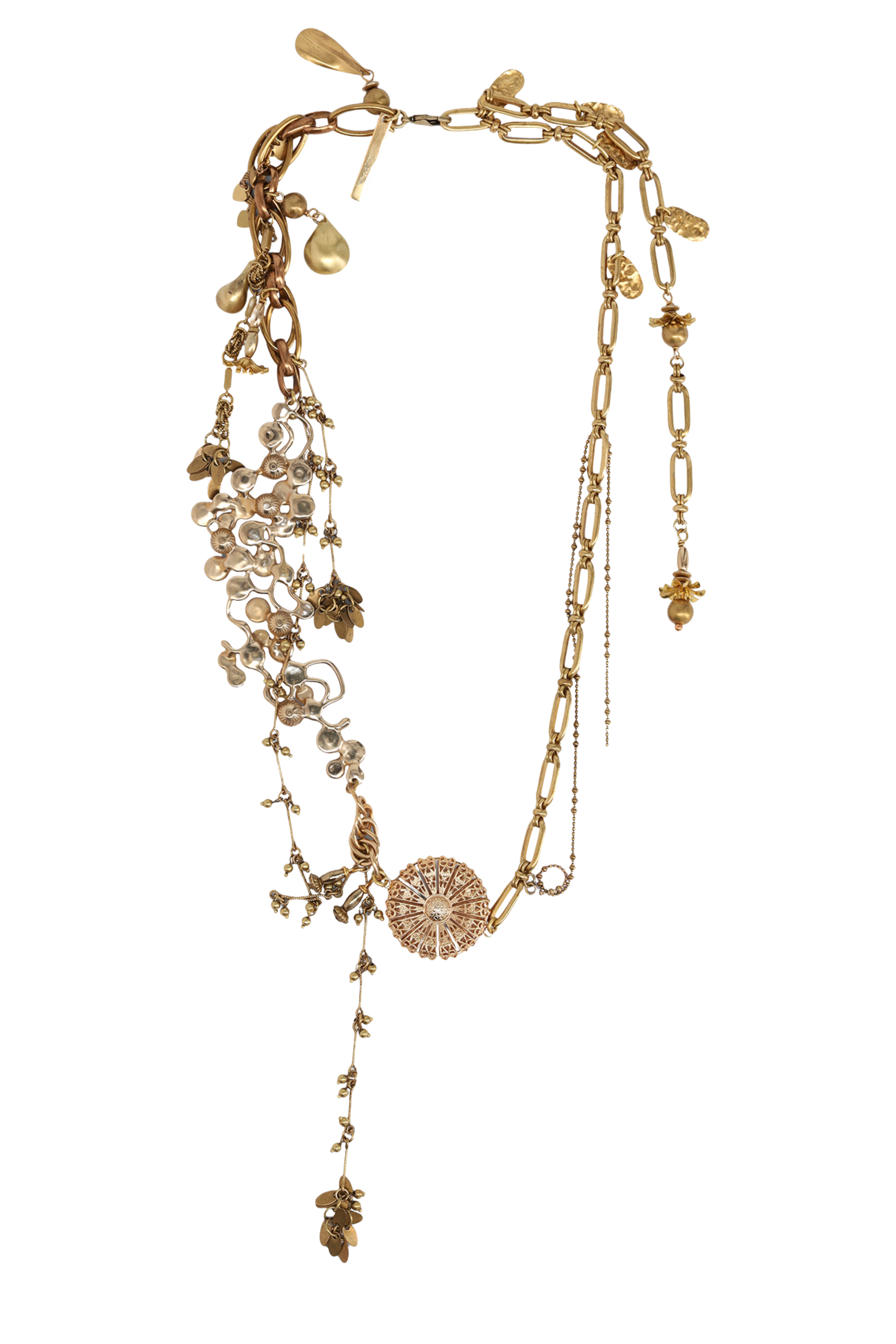 Layered Brass Necklace