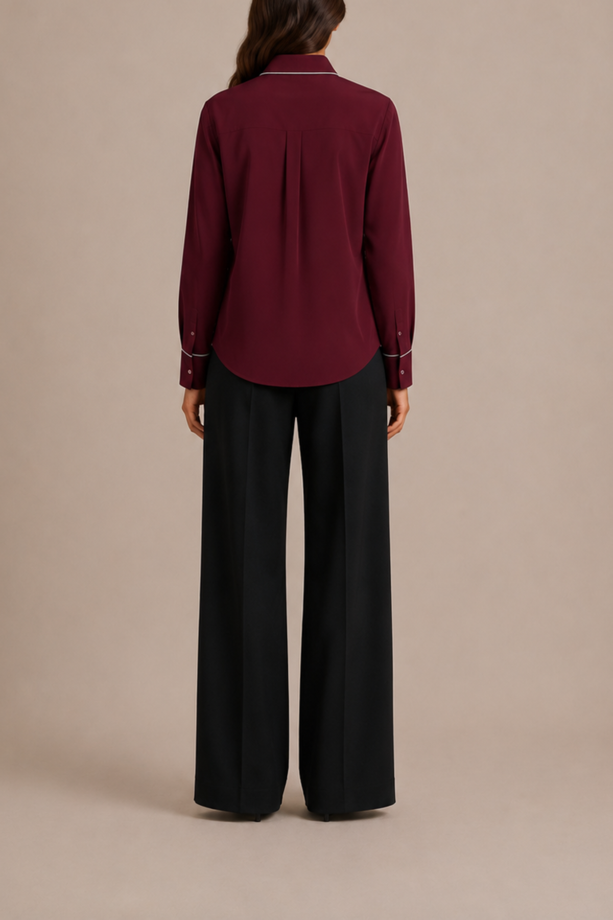 Nacre Shirt - Bordeaux