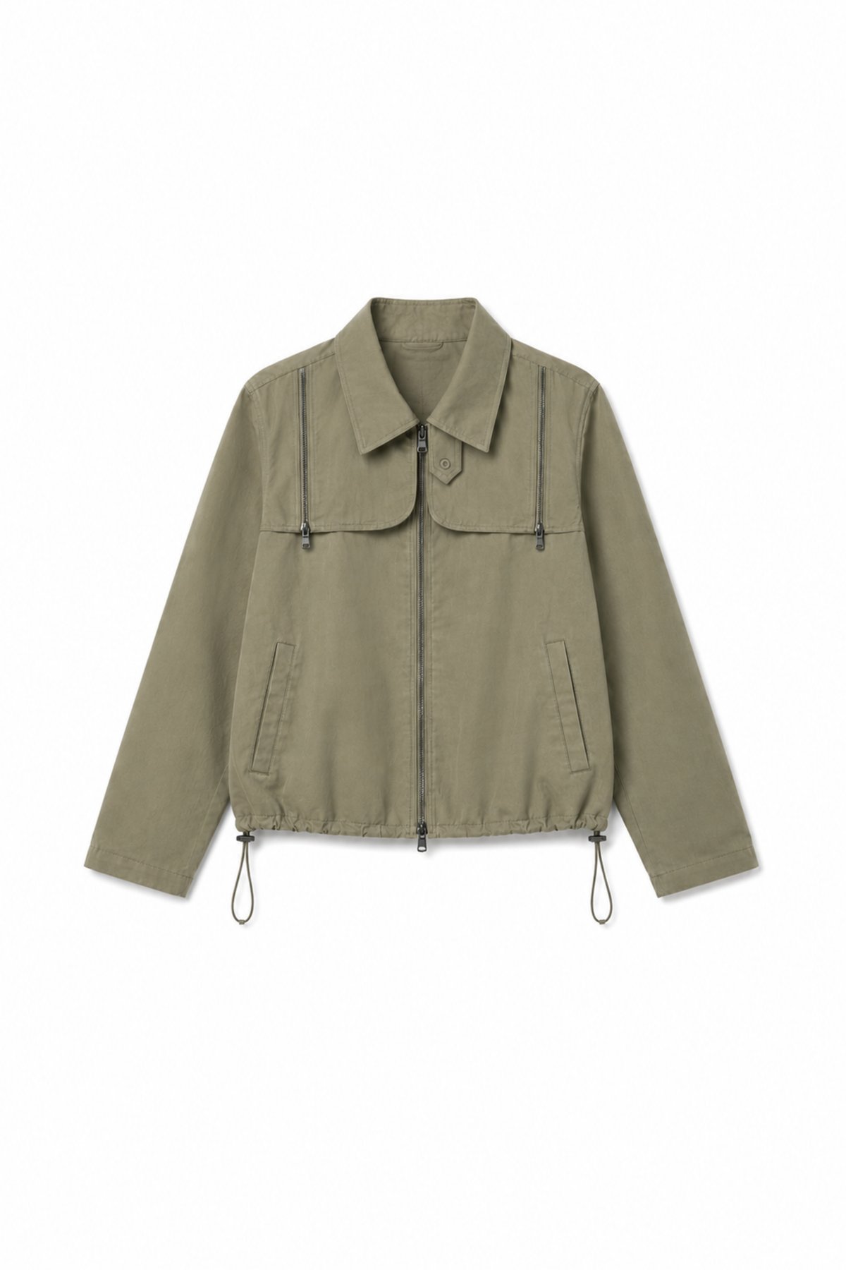 Techy Twill Trapeze Anorak Bomber