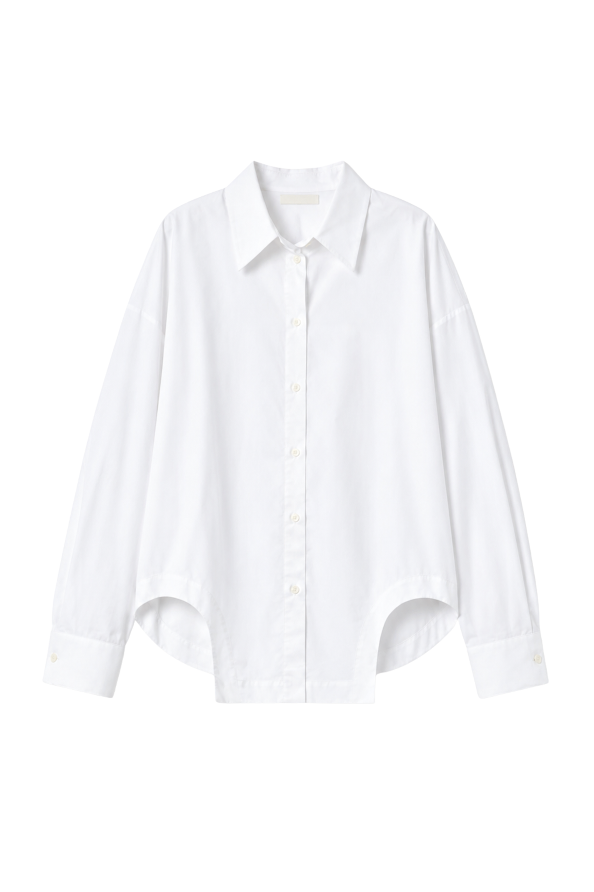Eco Poplin Easy Shirt with Flap Detail