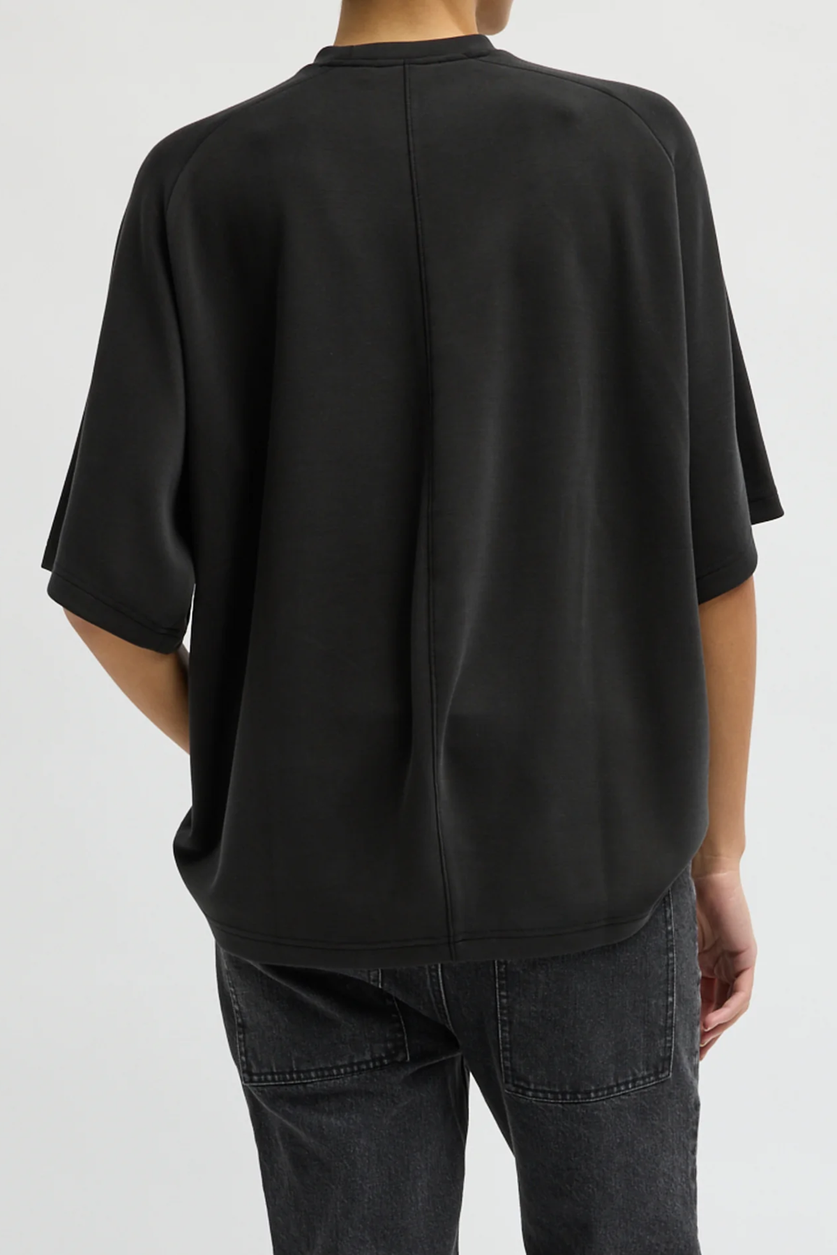 Feather Weight Viscose Neoprene Baseball T-Shirt