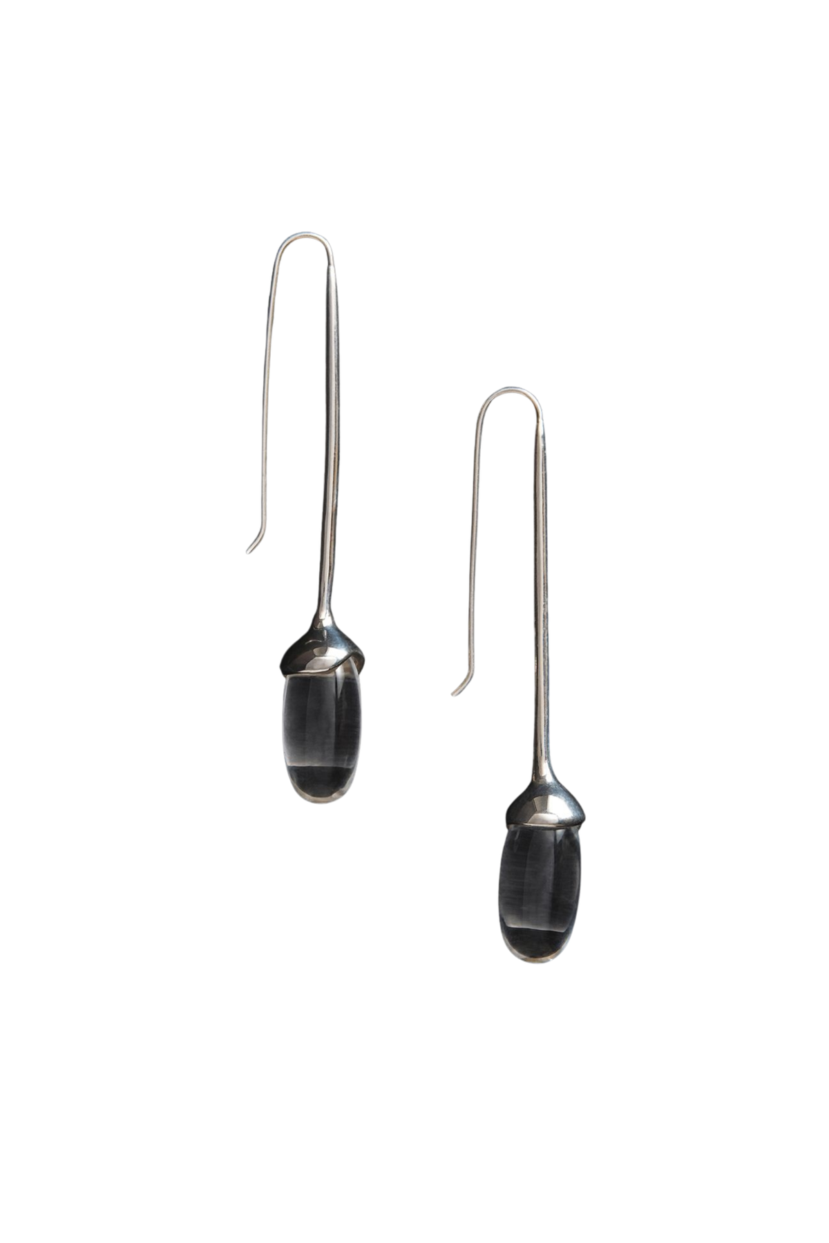 Long Dripping Stone Earrings